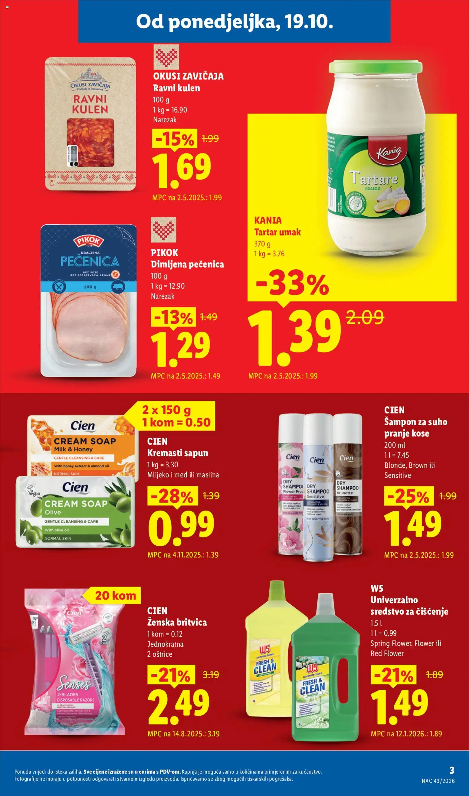 Lidl katalog | vrijedi od 19.10.2026 | Stranica: 3