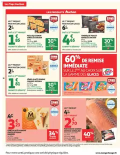 Auchan - Prévisualisation de CÔNES GLACÉS MANGUE CHOCOLAT BLANC MAGNUM, x4, 260 g valide à partir de 07/07/2026 | Page: 16 | Produits: Glaces, Mangue, Cônes, Chocolat