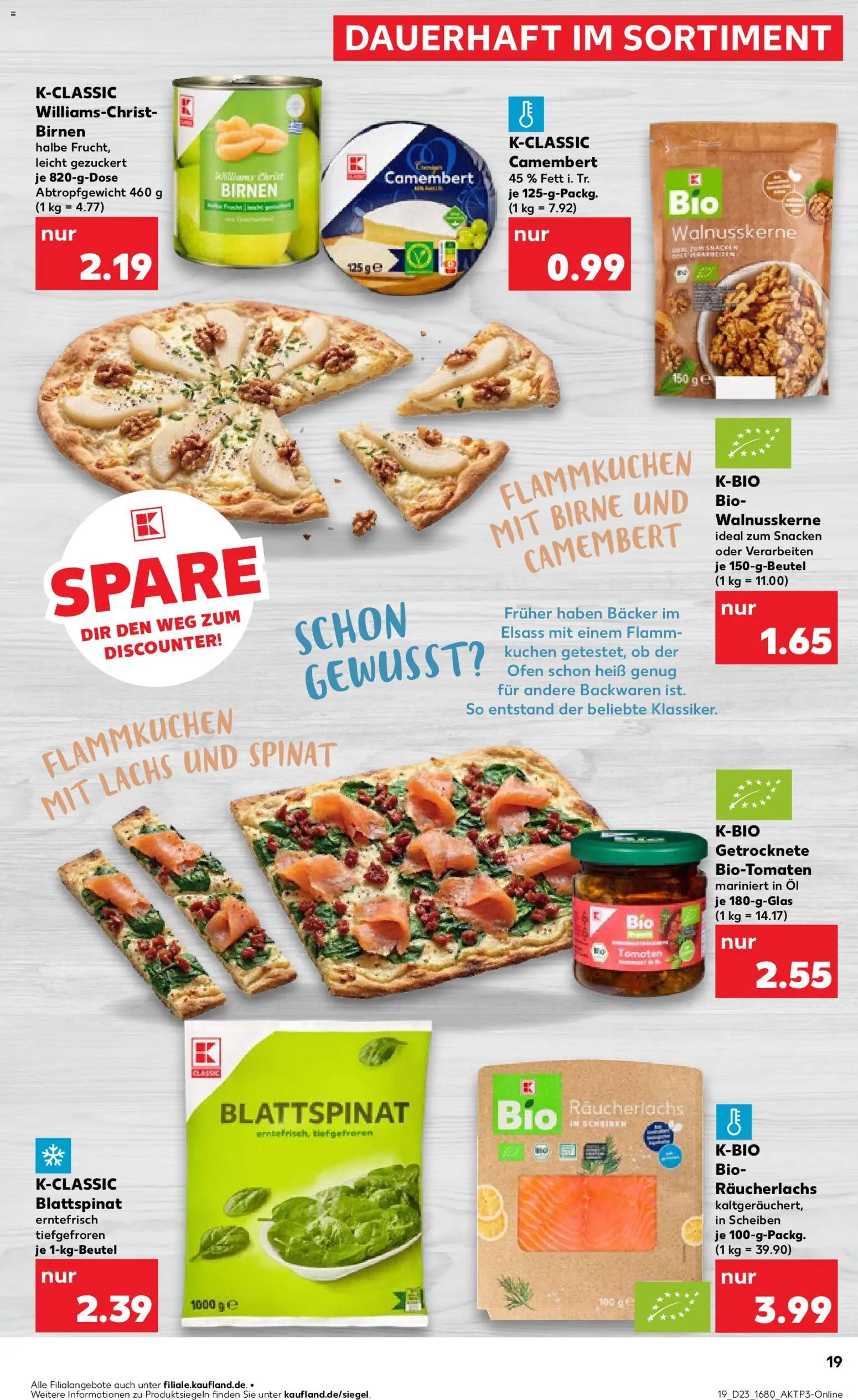 Kaufland Prospekt Speyer – gültig ab 04.06.2026 | Seite: 19 | Produkte: Öl, Tomaten, Lachs, Birne