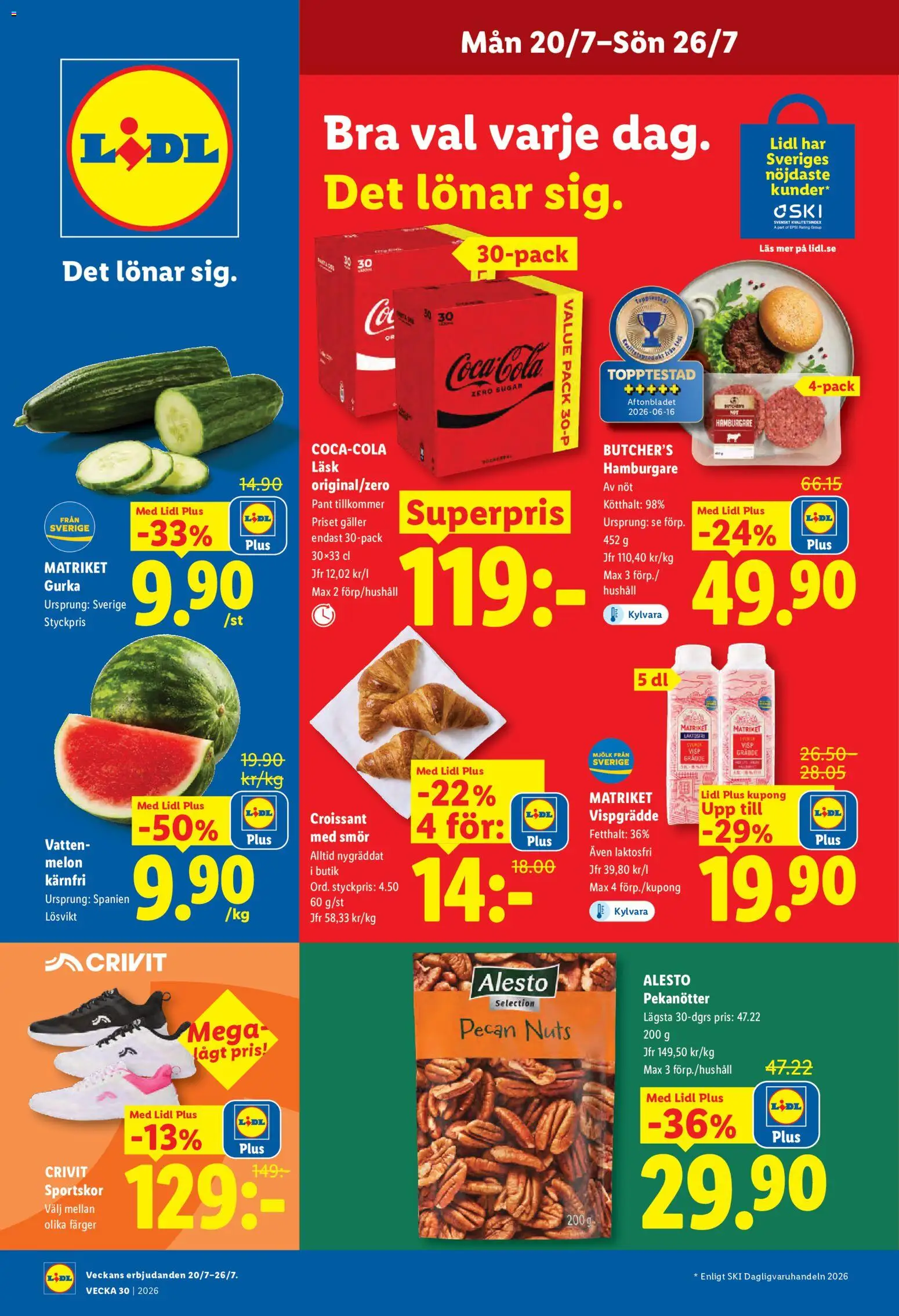 Lidl reklamblad aktuell från 20/07/2026 | Sida: 1
