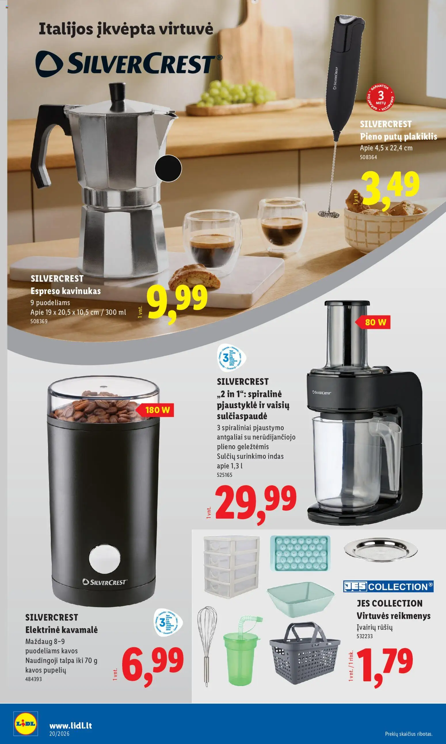 LIDL akcijos nuo 11.05.2026 | Puslapis: 22 | Prekių: Sulčiaspaudė, Pjaustyklė