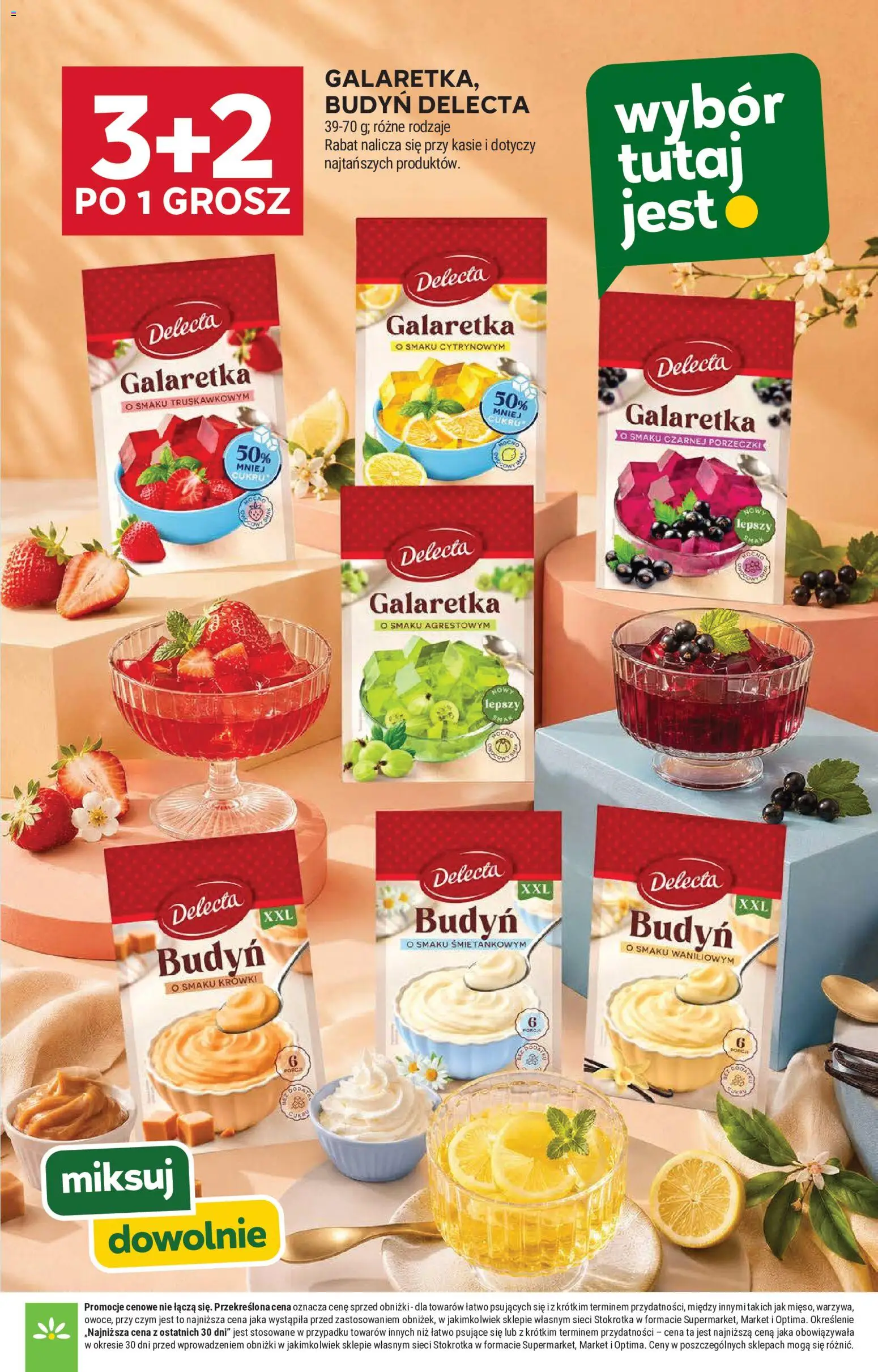 Stokrotka gazetka od 30.07.2026 | Strona: 27 | Produkty: Budyń, Galaretka, Stokrotka, Krówki