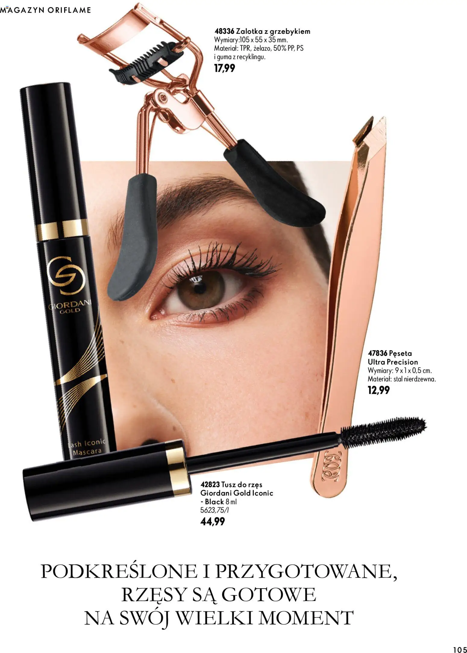 Oriflame Katalog 14 2026 od 30.09.2026 | Strona: 105 | Produkty: Tusz do rzęs