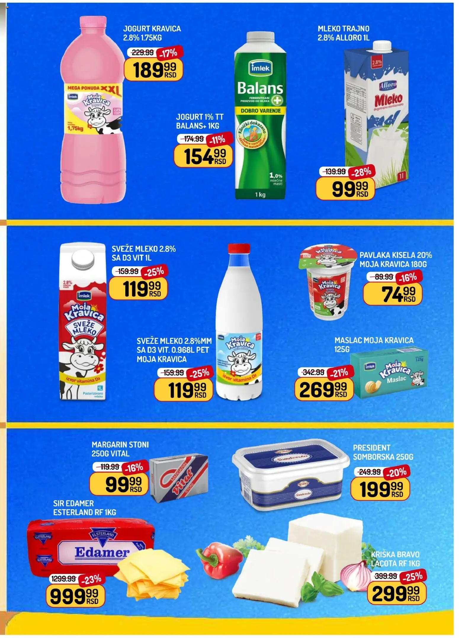 Aman katalog - važi od 03.07.2026 | Strana: 5 | Proizvode: Maslac, Mleko, Sir, Pavlaka