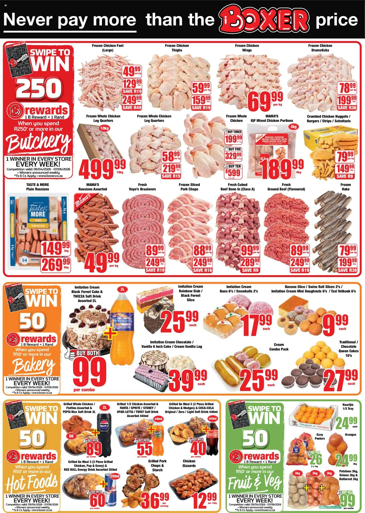 New Boxer catalogue – valid from 11.05.2026 | Page: 2 | Products: Beef, Fanta, Sprite, Onions