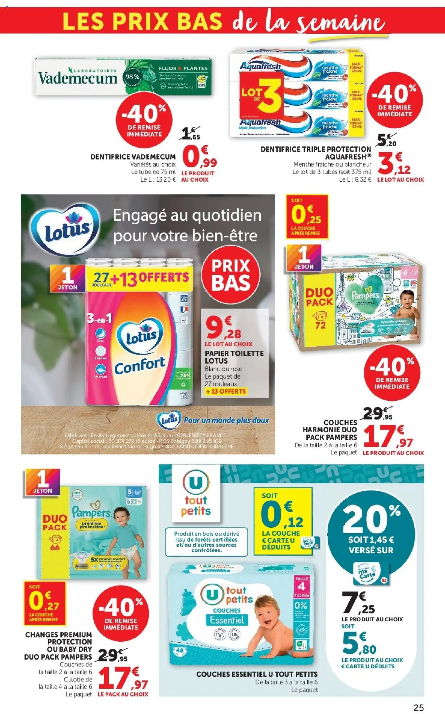 {H1} | Page: 25 | Produits: Couches, Pampers, Lotus, Plantes