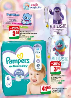 Pogląd oferty "Pieluchy Active Baby Pampers 3, 4, 5, Pieluchy Active Baby Pampers" - ważna od 10.06.2026 | Strona: 17