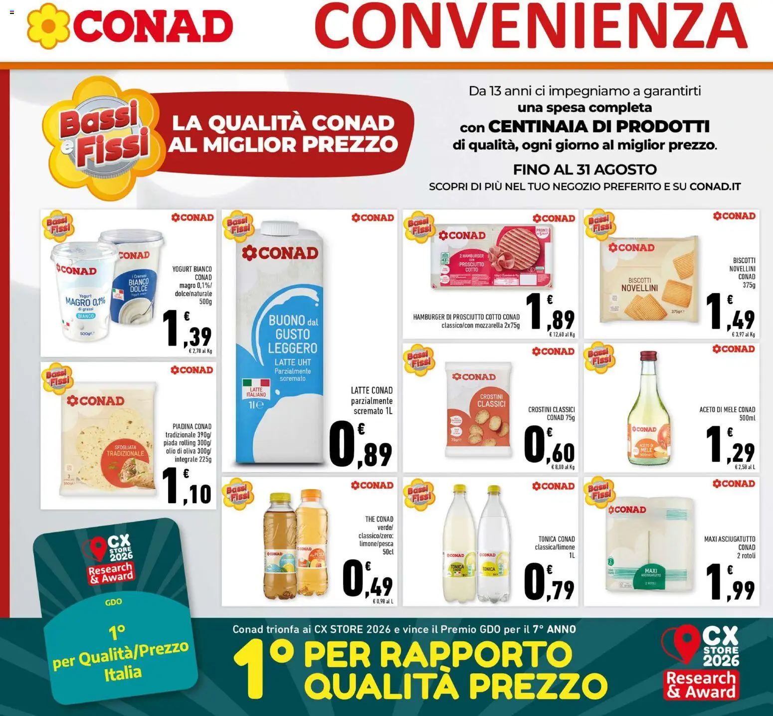 Volantino Conad del 20.05.2026 | Pagina: 18 | Prodotti: Yogurt, The, Aceto, Olio di Oliva