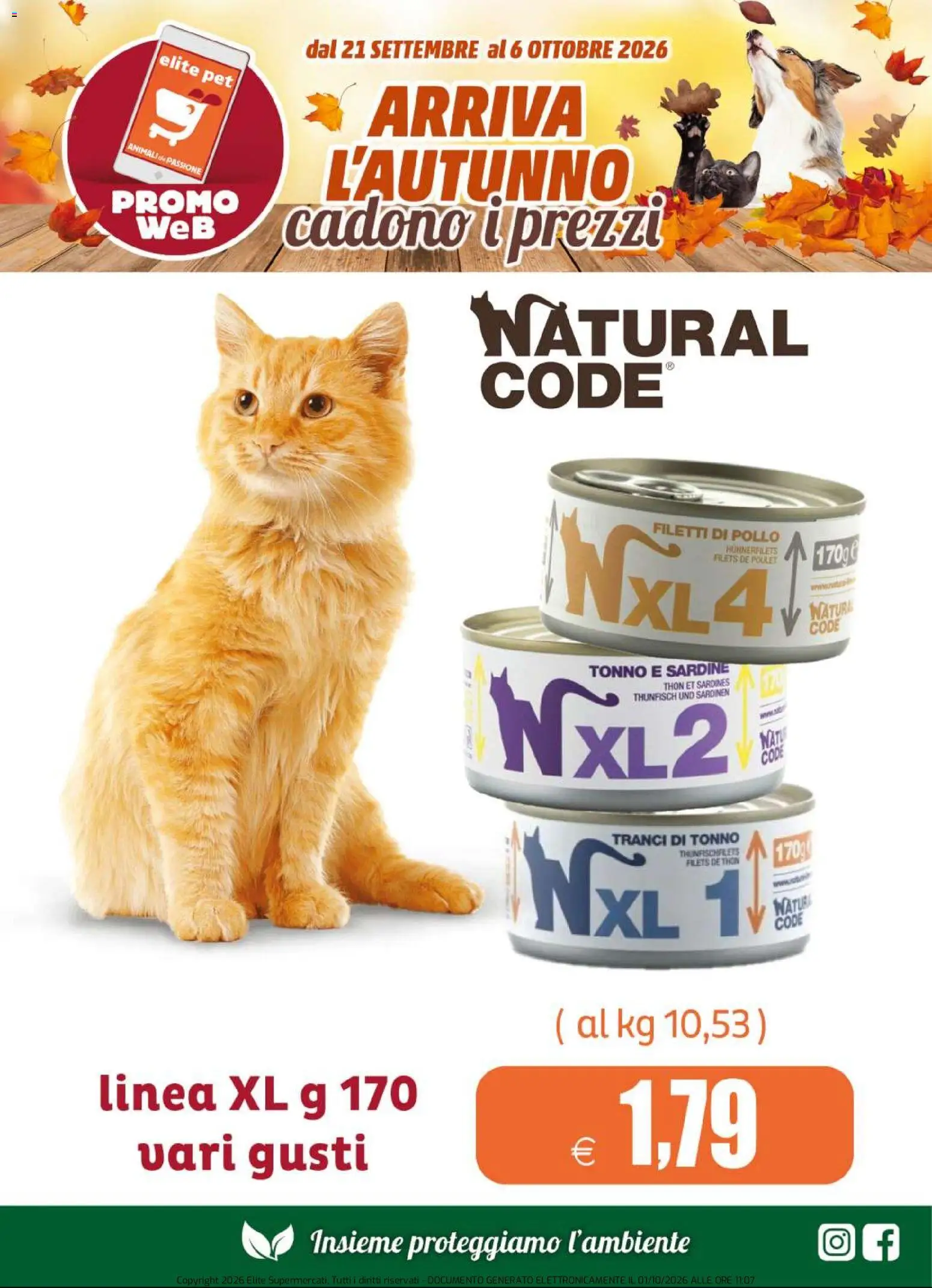 Volantino Elite Supermercati del 21/09/2026 | Pagina: 9 | Prodotti: Pollo, Tonno, Sardine