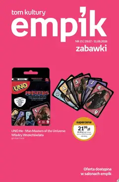 Pogląd oferty "Empik promocje - Tom kultury Zabawki" - ważna od 29.07.2026