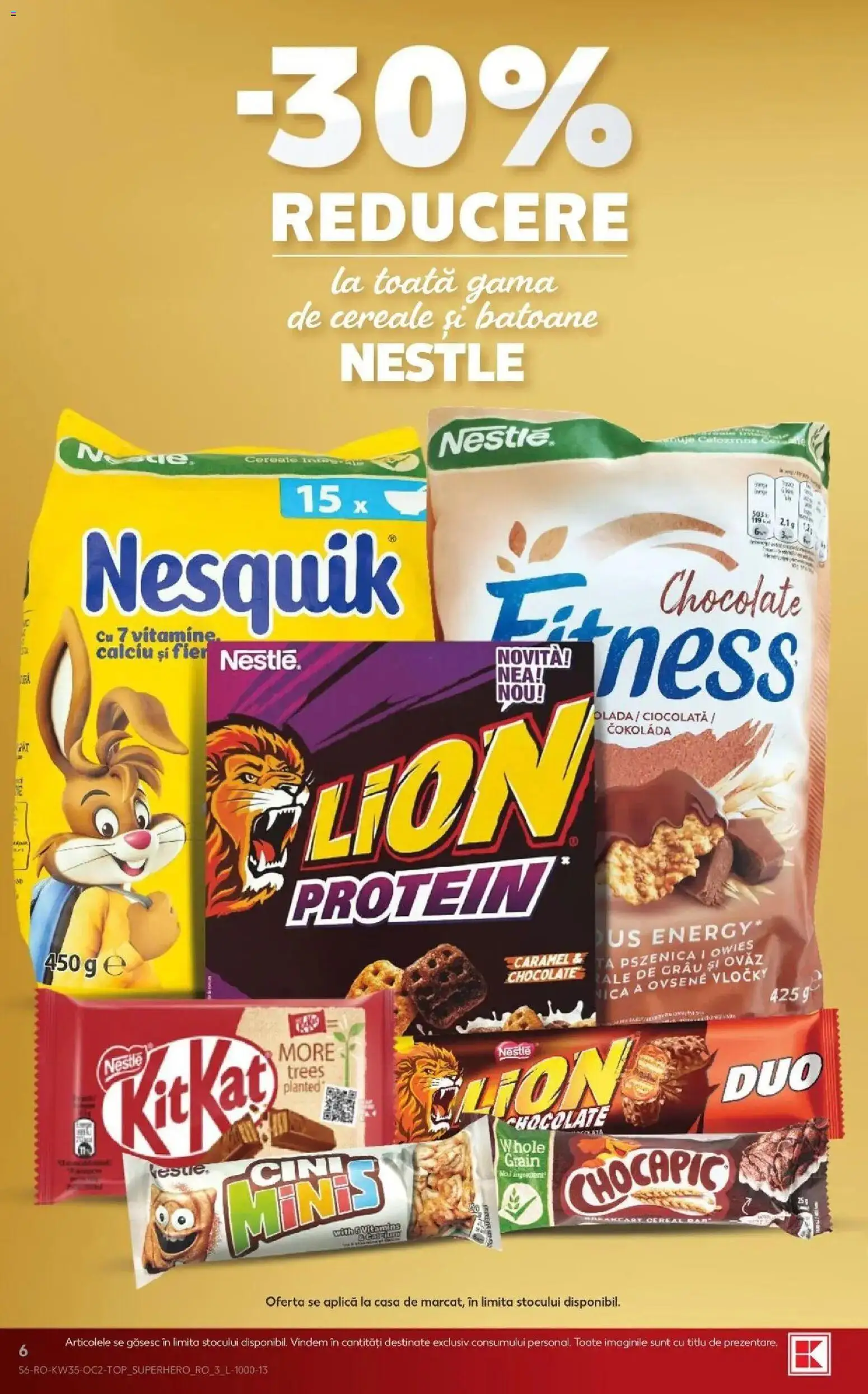 Kaufland Iași 26.08.2026 - Revista si Oferta | Pagină: 6 | Produse: Fier, Aplică, Ciocolată, Cereale
