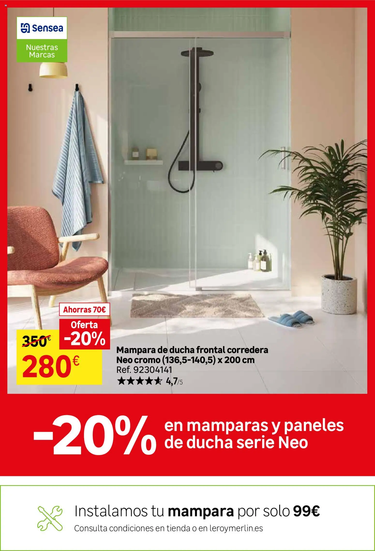 Leroy Merlin catálogo │ válido desde el 25/08/2026 | Página: 50 | Productos: Ducha