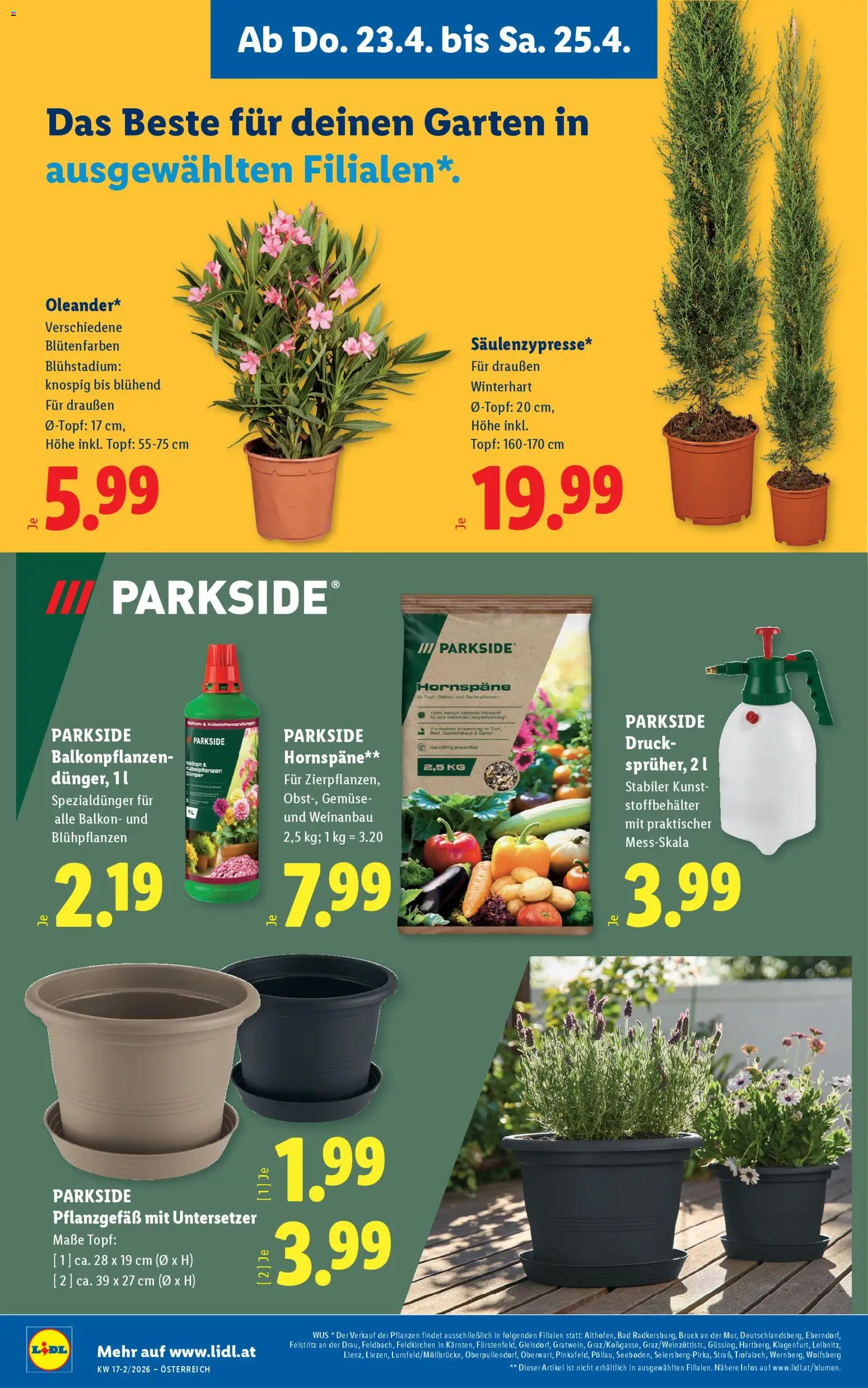 Lidl Flugblatt - Oberpullendorf, Güssing, Oberwart gültig ab 23.04.2026 | Seite: 30 | Produkte: Gemüse, Bad