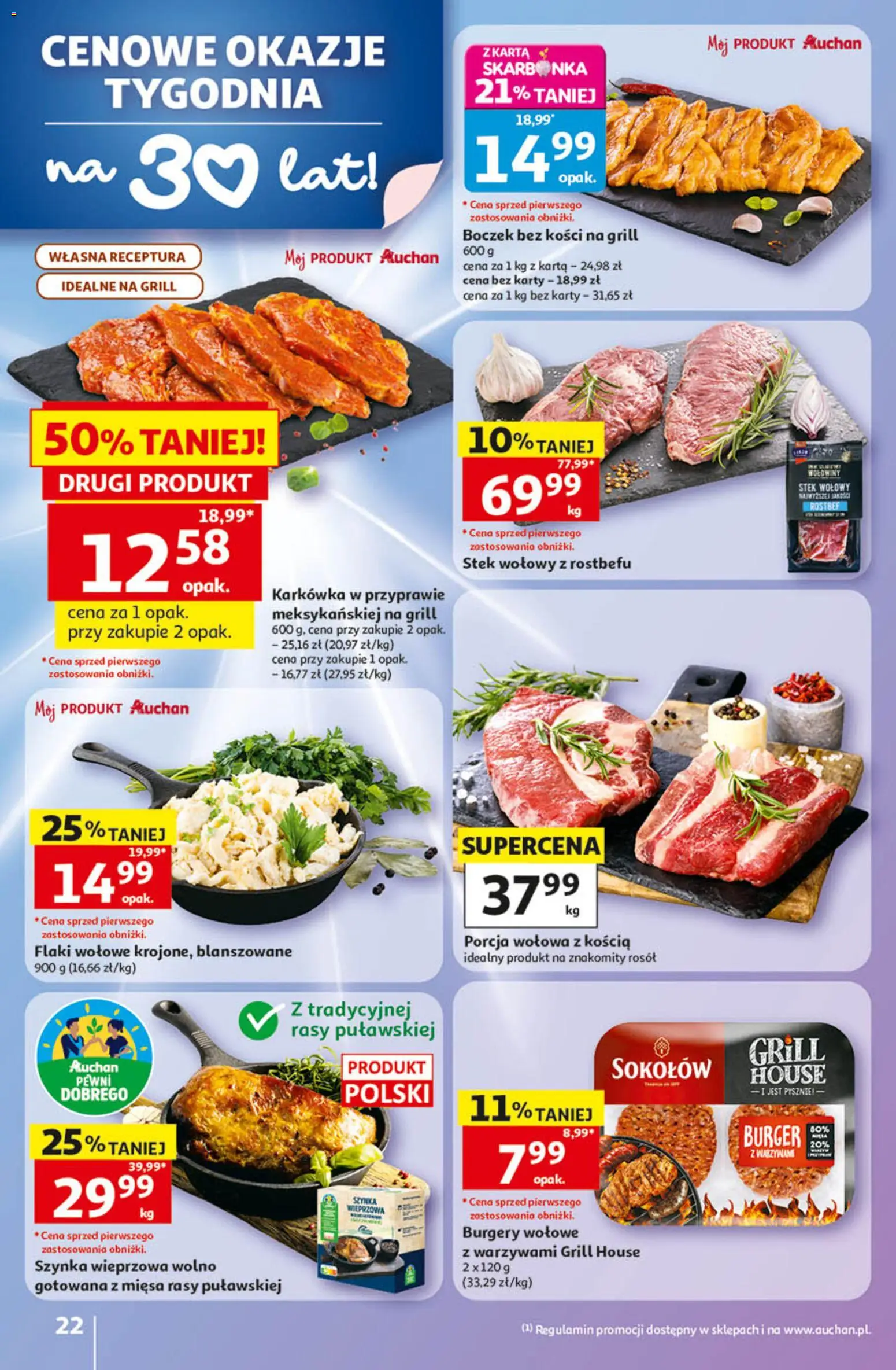 Auchan gazetka - 30 Lat Hipermarket od 14.05.2026 | Strona: 22