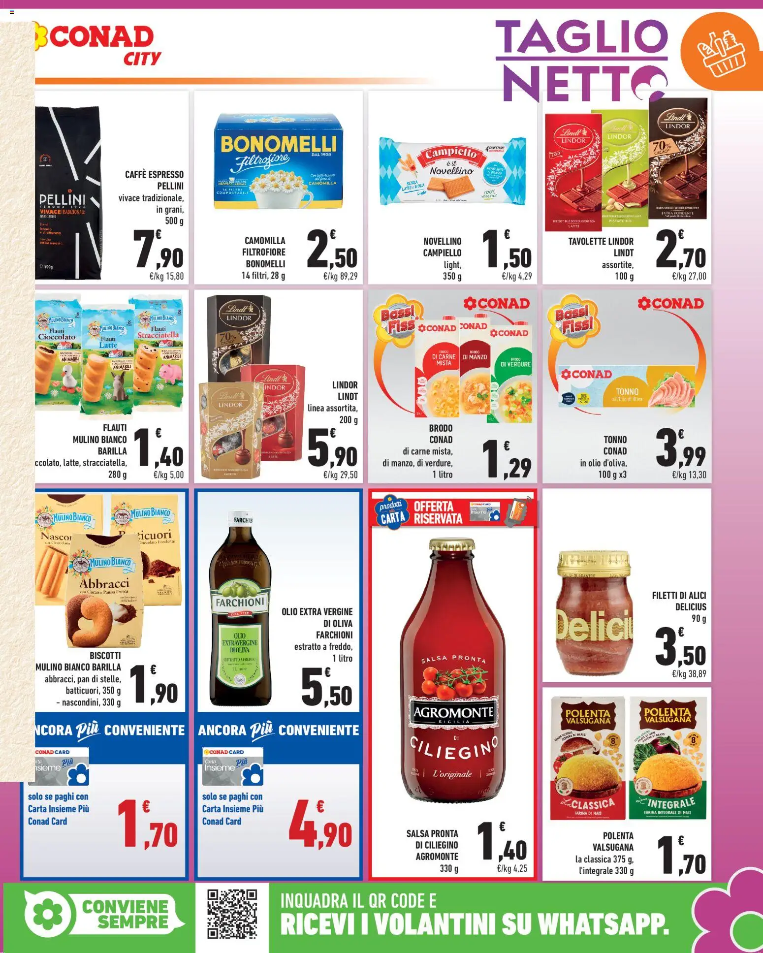 Volantino Conad del 30/10/2026 | Pagina: 3 | Prodotti: Tè, Taglio, Latte, Farina