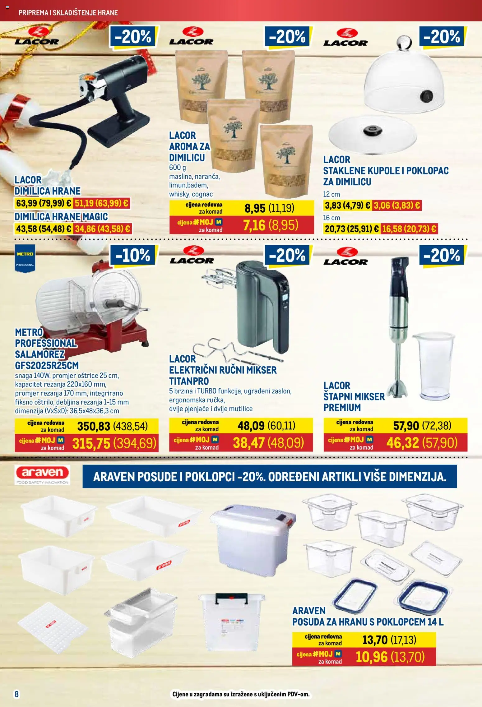 Metro katalog | vrijedi od 16.10.2026 | Stranica: 8 | Proizvodi: Mikser, Štapni mikser, Ručni mikser, Posuđe