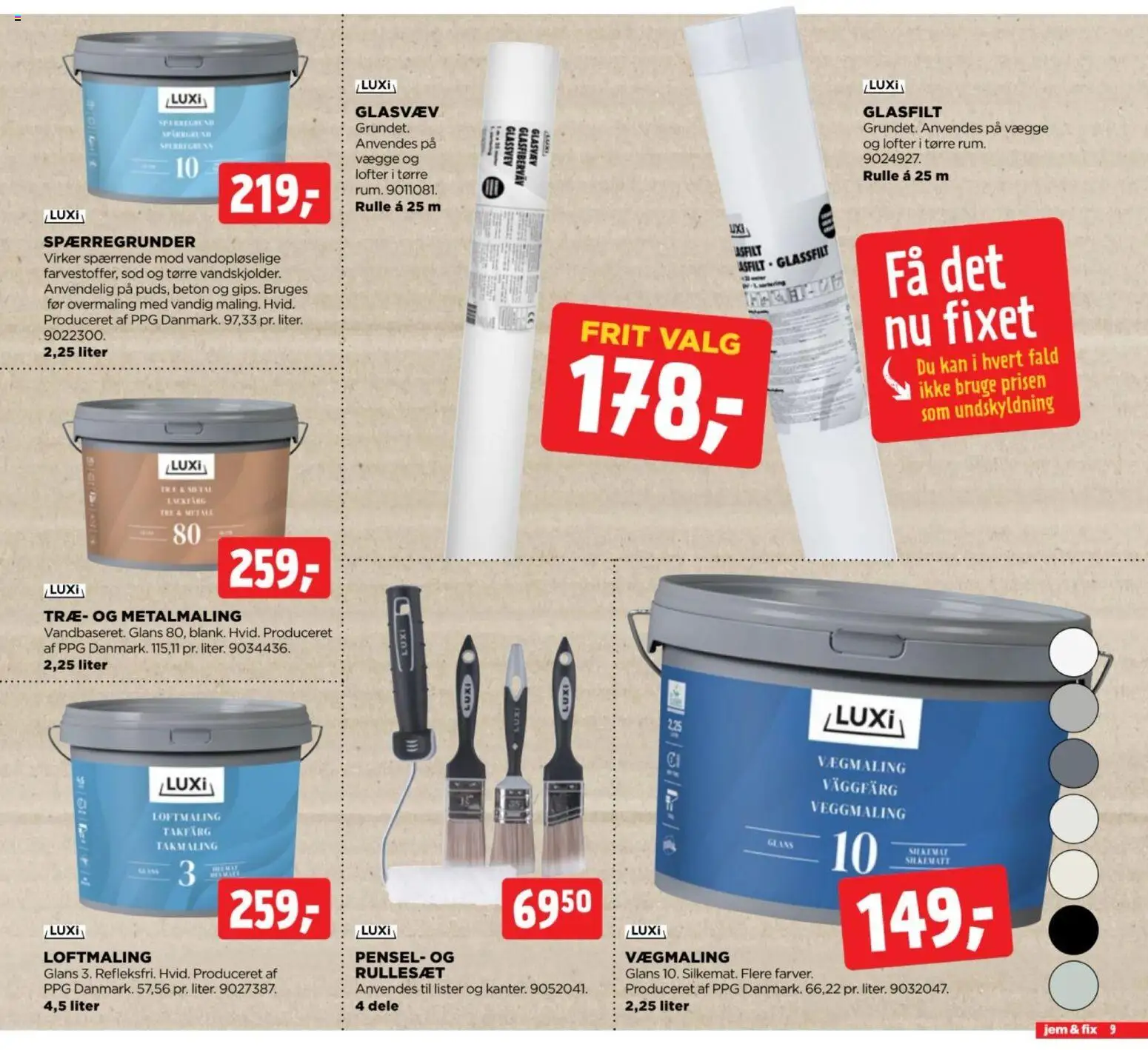 Jem & fix tilbudsavis – gyldig fra 16/08/2026 | Side: 9 | Produkter: Søm
