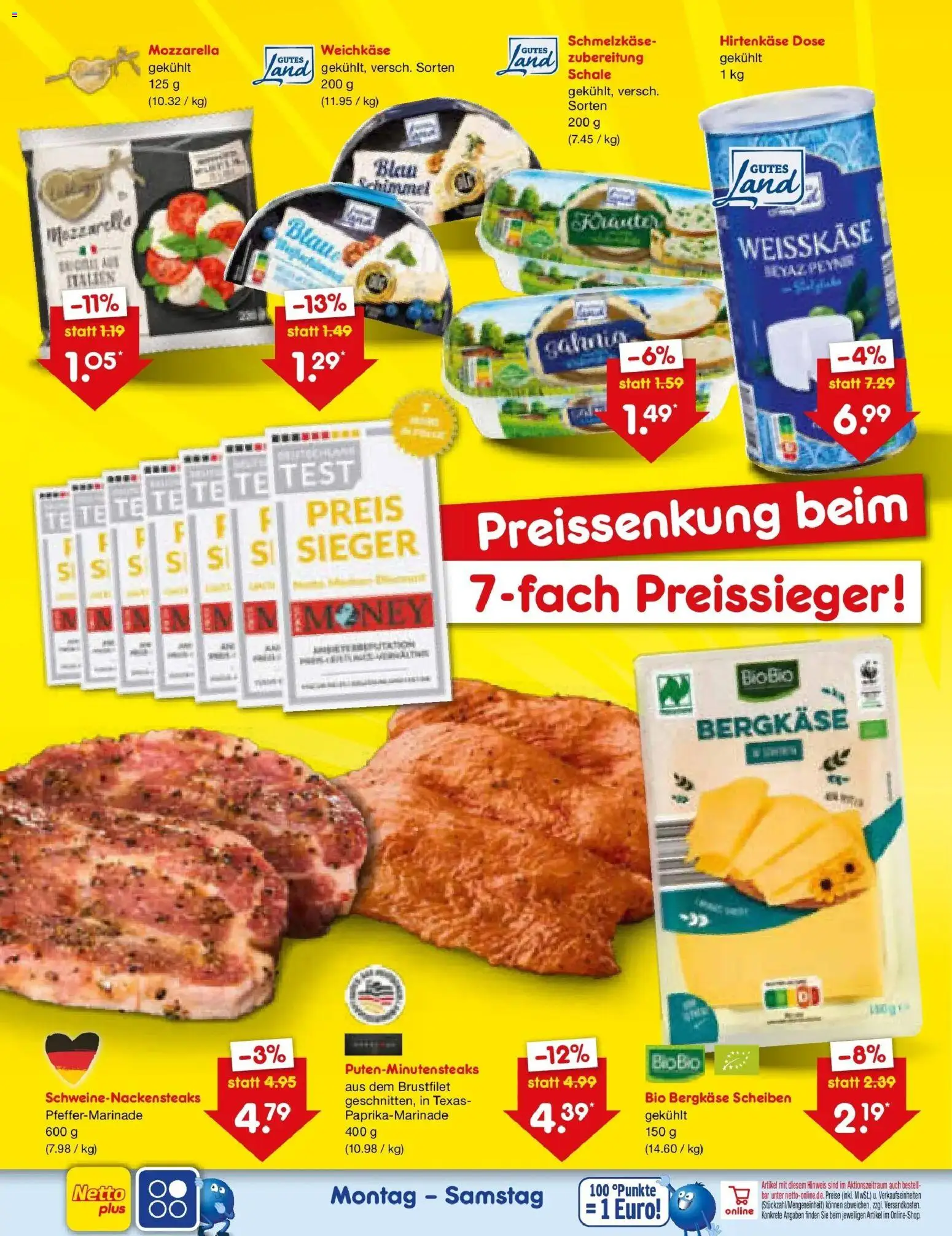 Netto Marken-Discount Prospekt Mannheim – gültig ab 14.06.2026 | Seite: 6 | Produkte: Mozzarella