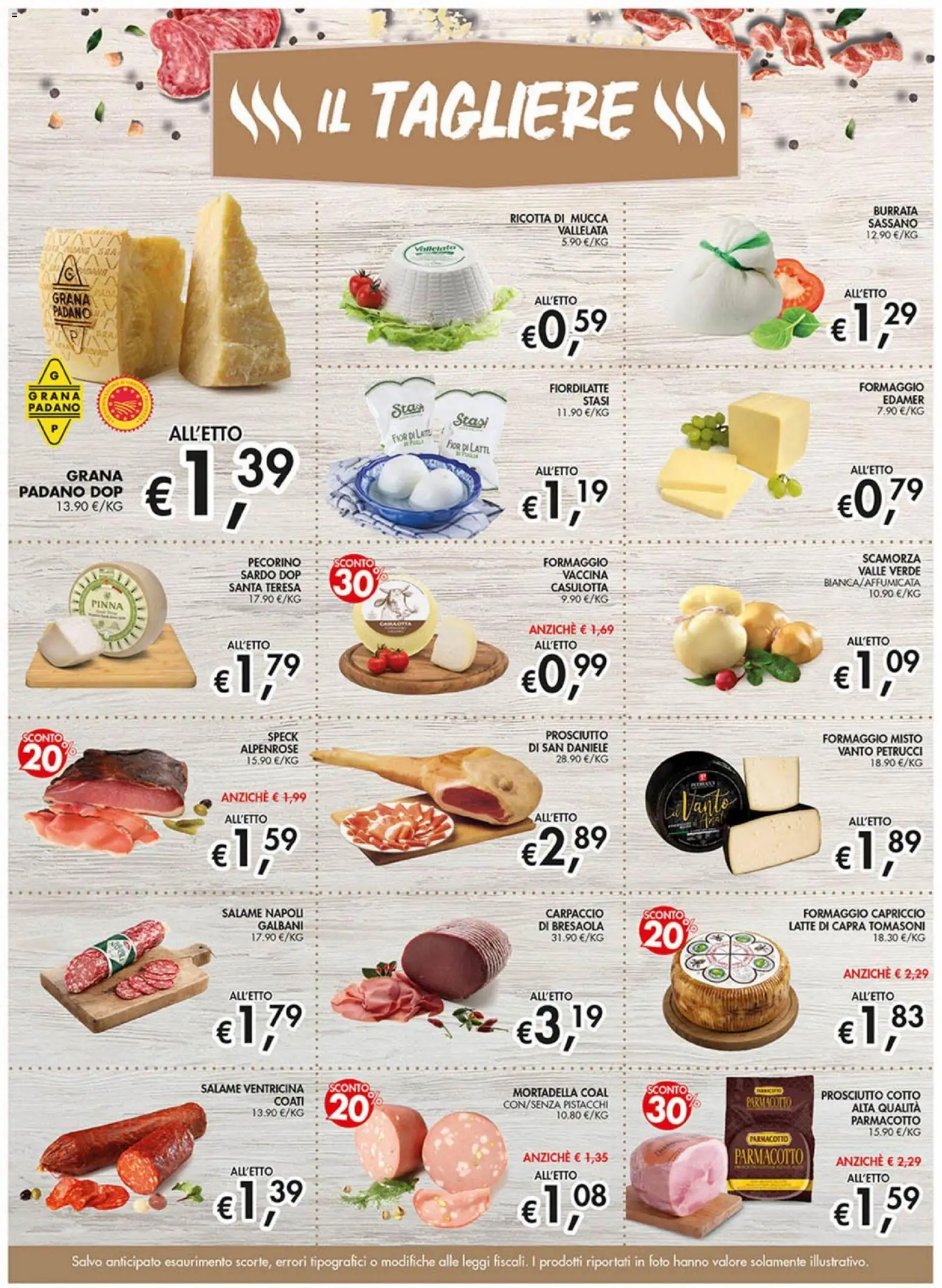 Volantino Coal del 18/06/2026 | Pagina: 5 | Prodotti: Speck, Bresaola, Formaggio, Pecorino