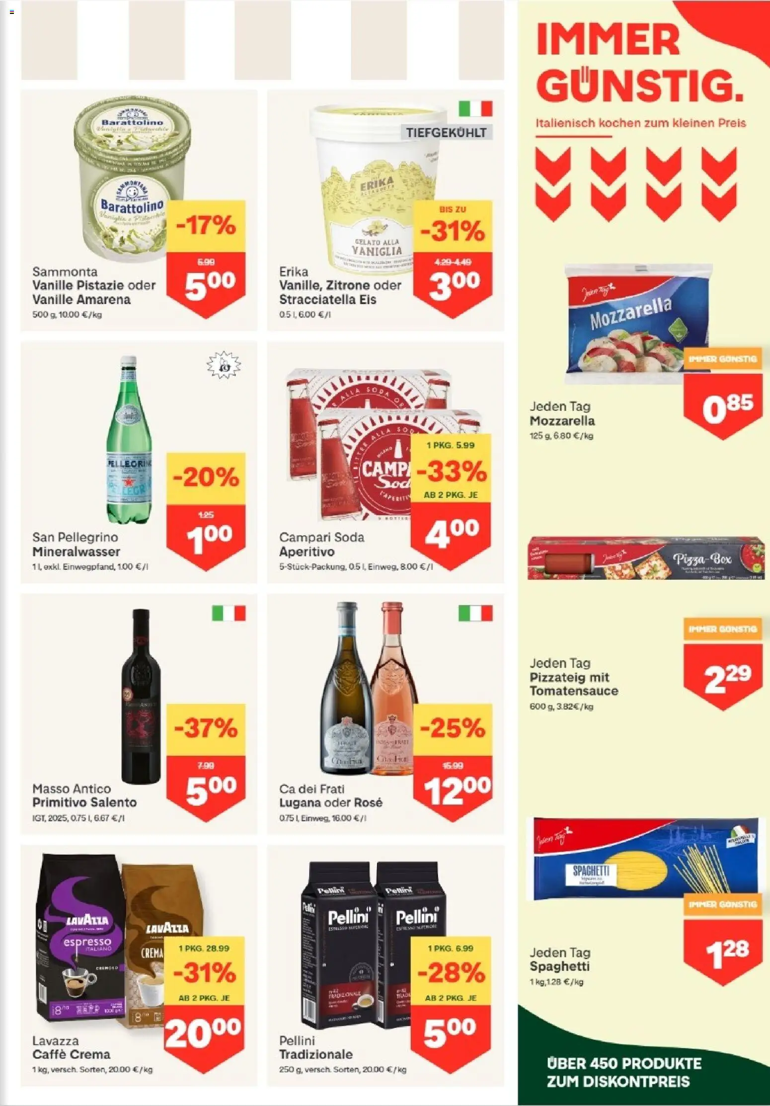 MPREIS Altenmarkt im Pongau gültig ab 20.08.2026 | Seite: 7 | Produkte: Pistazie, Zitrone, Campari, Spaghetti
