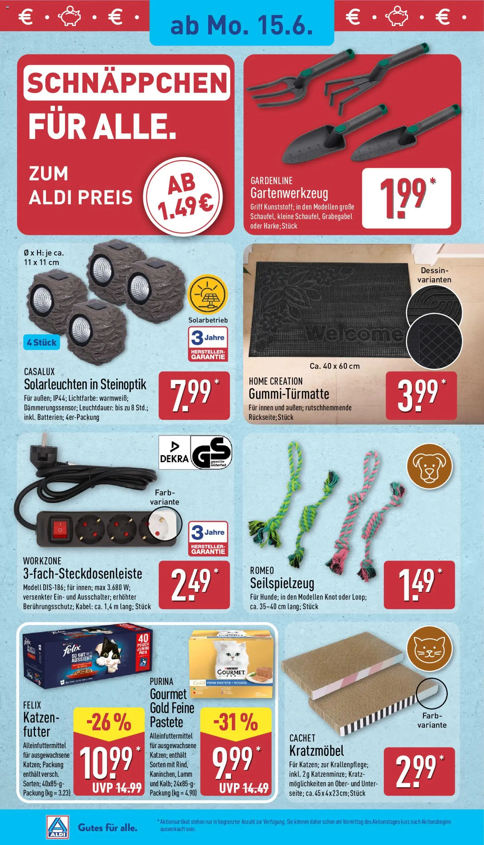 Aldi Prospekt – gültig ab 15.06.2026 | Seite: 22 | Produkte: Kabel, Home creation