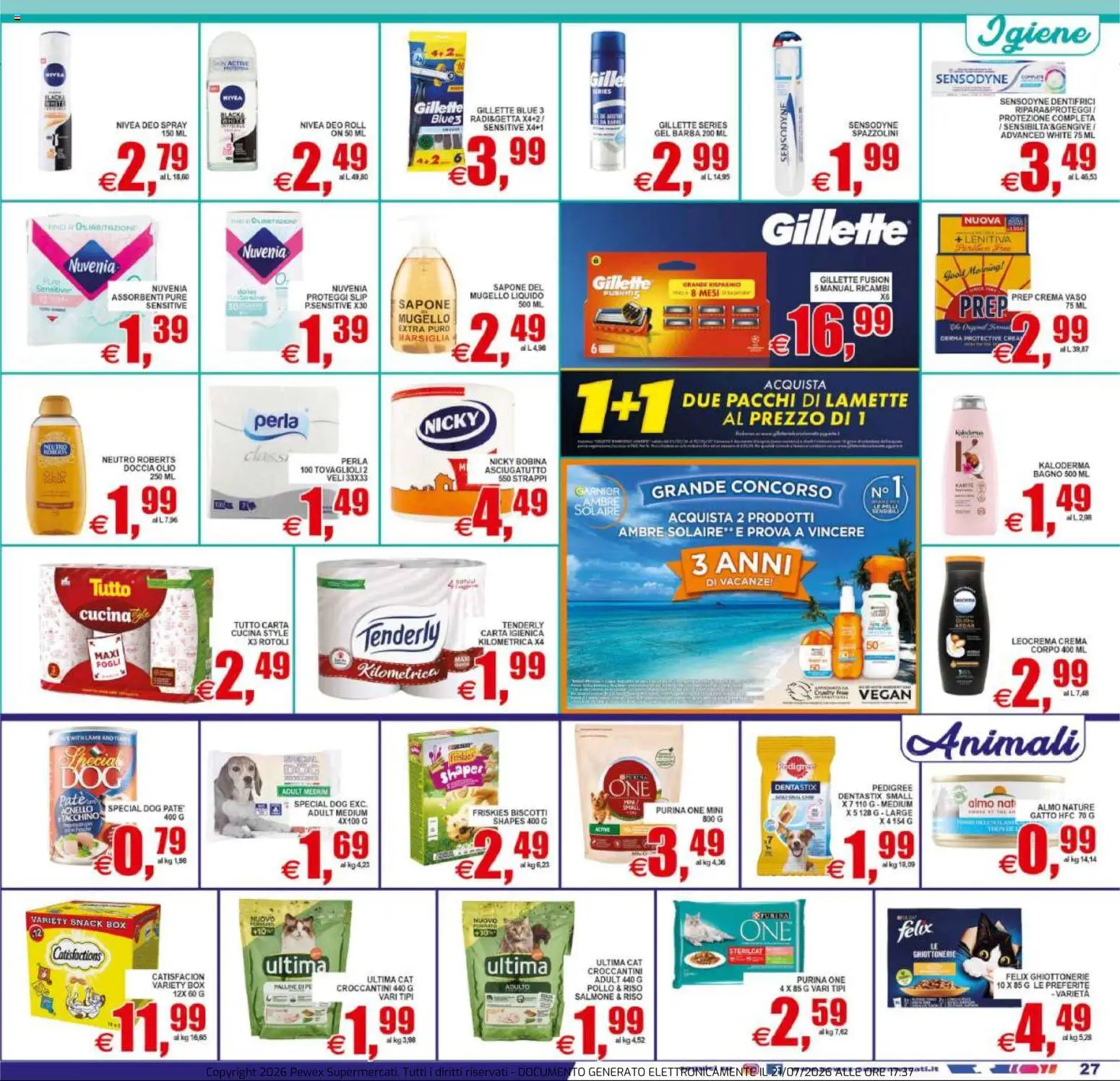Volantino Pewex del 22/07/2026 | Pagina: 27 | Prodotti: Proteggi slip, Riso, Asciugatutto, Vaso