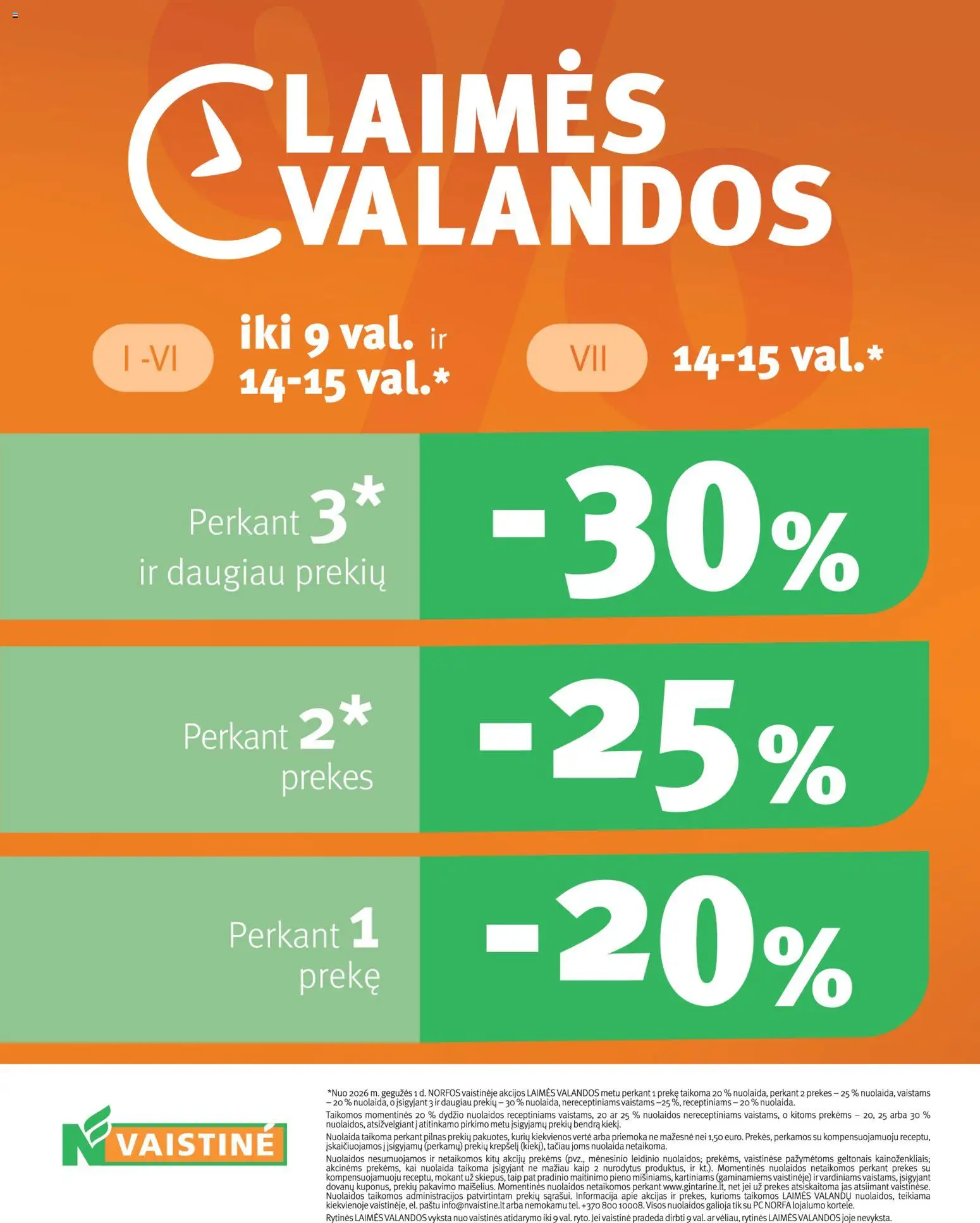 Norfa vaistinė akcijos nuo 2026.08.01 | Puslapis: 32