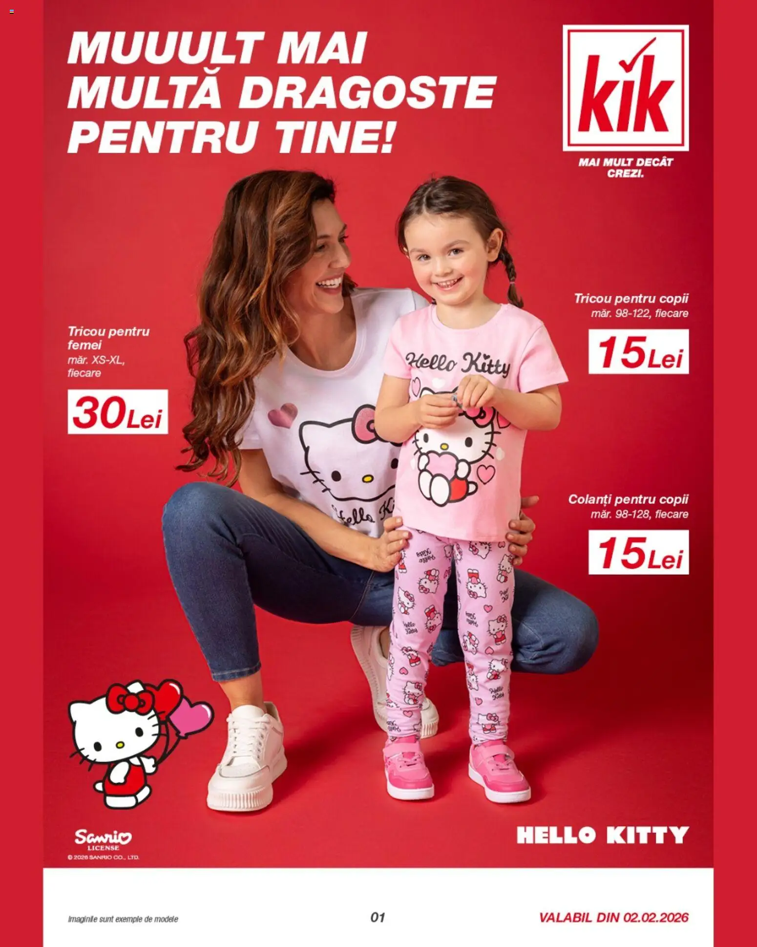 Noul catalog Kik – valabil de la 02.02.2026 | Pagină: 1 | Produse: Tricou, Tricou pentru femei, Colanți
