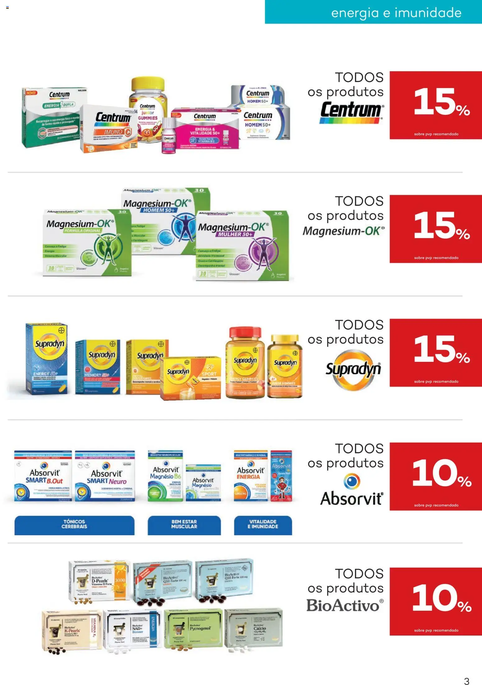 Well’s Vitaminas e suplementos │ válido de 08/09/2026 | Página: 3 | Produtos: Cálcio, Vitamina d