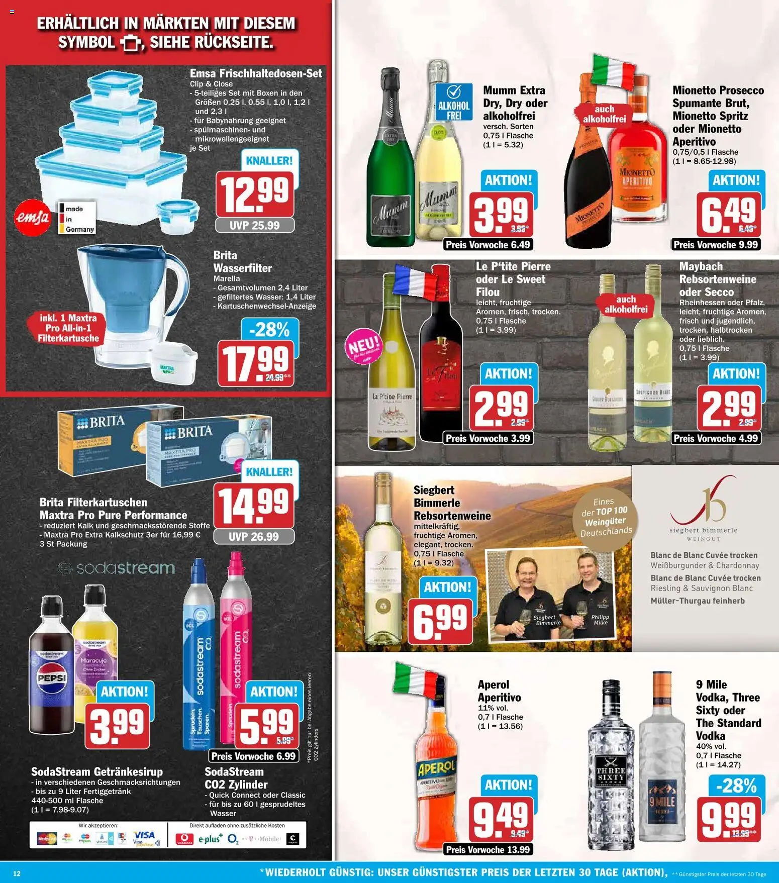 HIT Prospekt – gültig ab 26.10.2026 | Seite: 12 | Produkte: Top, Prosecco, Babynahrung, Pepsi