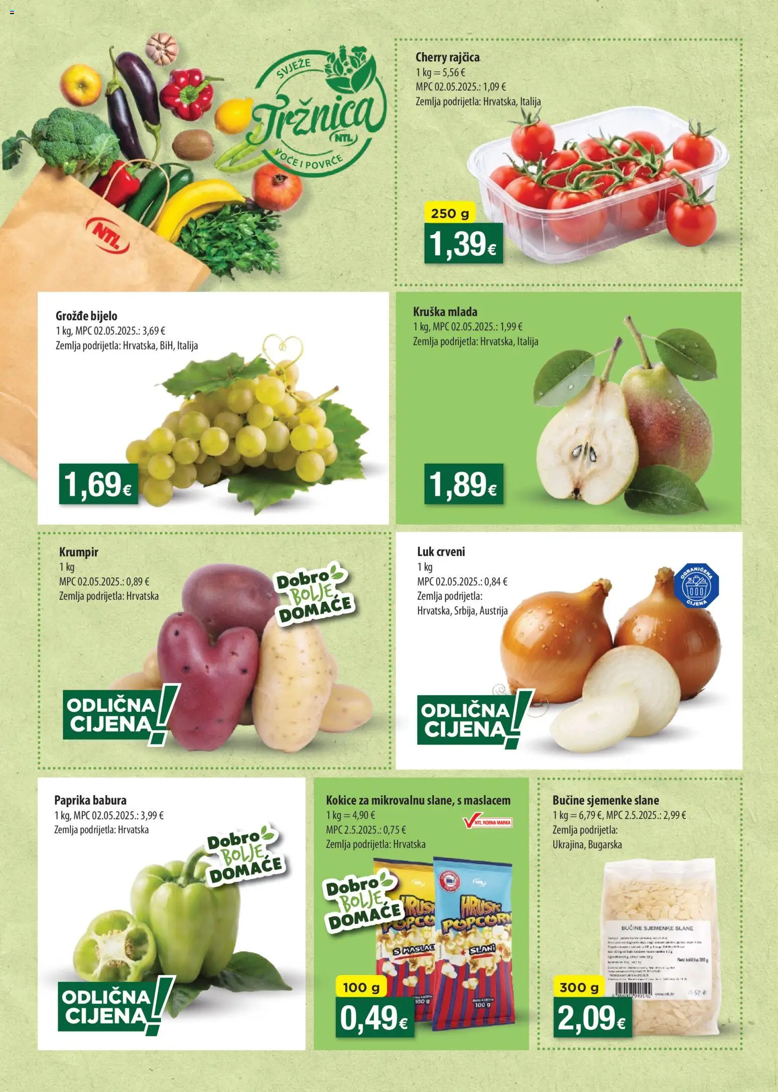 NTL katalog | vrijedi od 19.08.2026 | Stranica: 2 | Proizvodi: Paprika, Krumpir, Voće, Grožđe