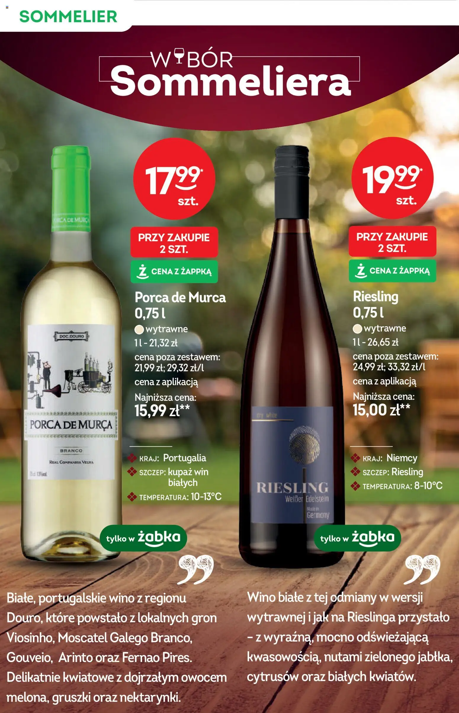 Żabka gazetka - Katalog win od 08.07.2026 | Strona: 10 | Produkty: Riesling, Wino