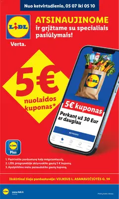 LIDL leidinys galioja nuo 04.05.2026
