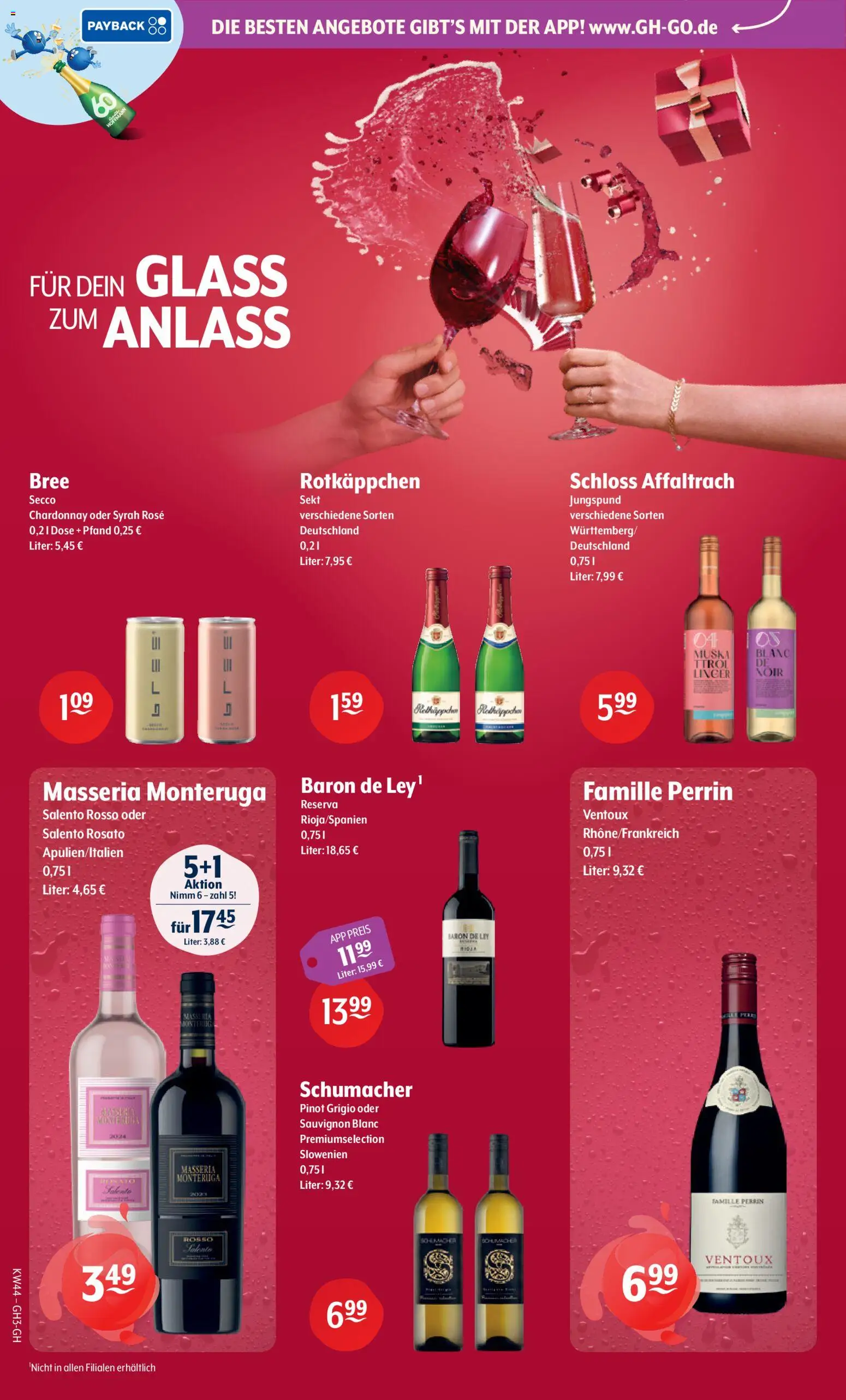 Trink und Spare Prospekt – gültig ab 26.10.2026 | Seite: 4 | Produkte: Sekt, Bree, Rotkäppchen
