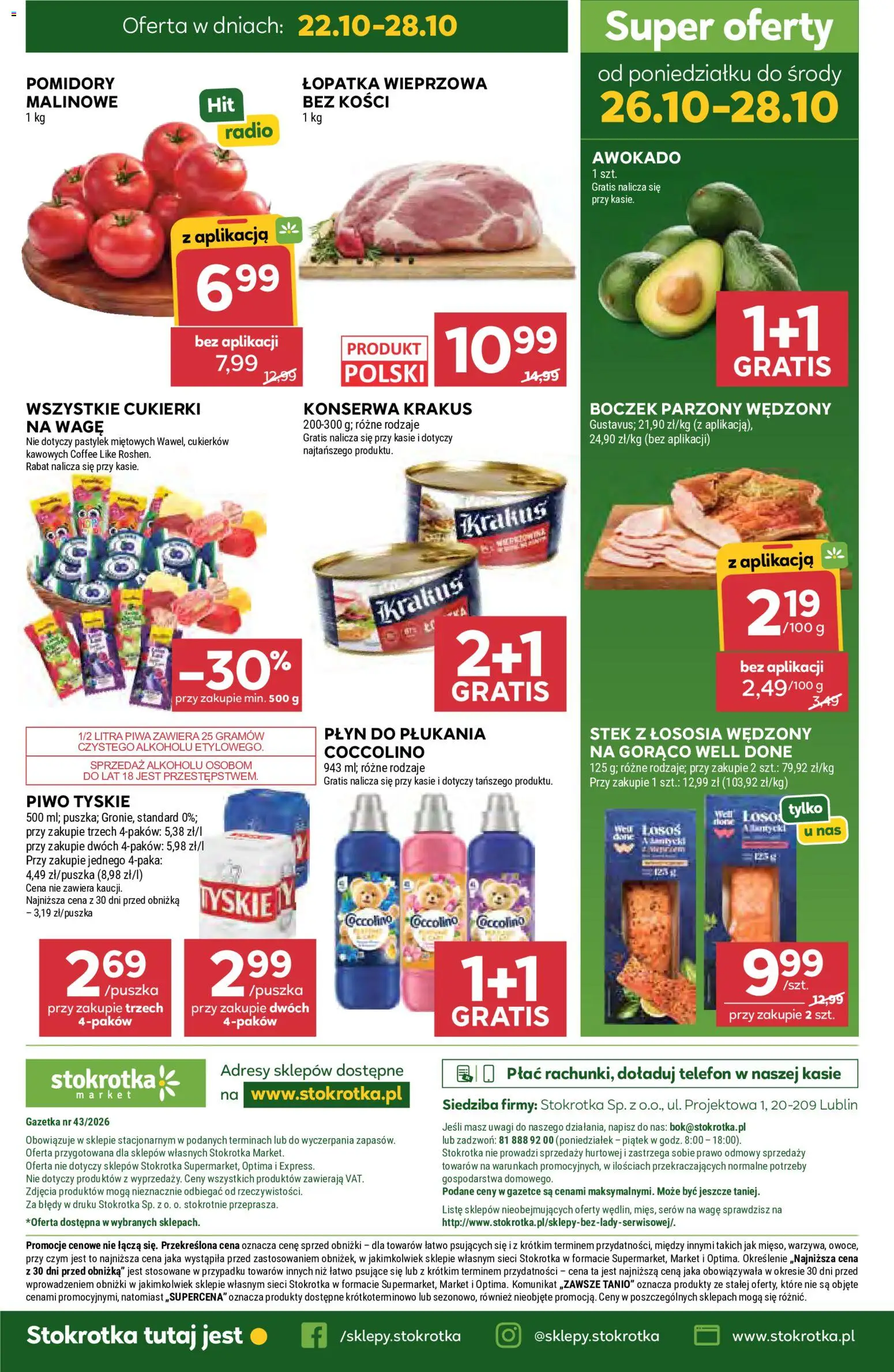 Stokrotka gazetka - Market od 22.10.2026 | Strona: 44