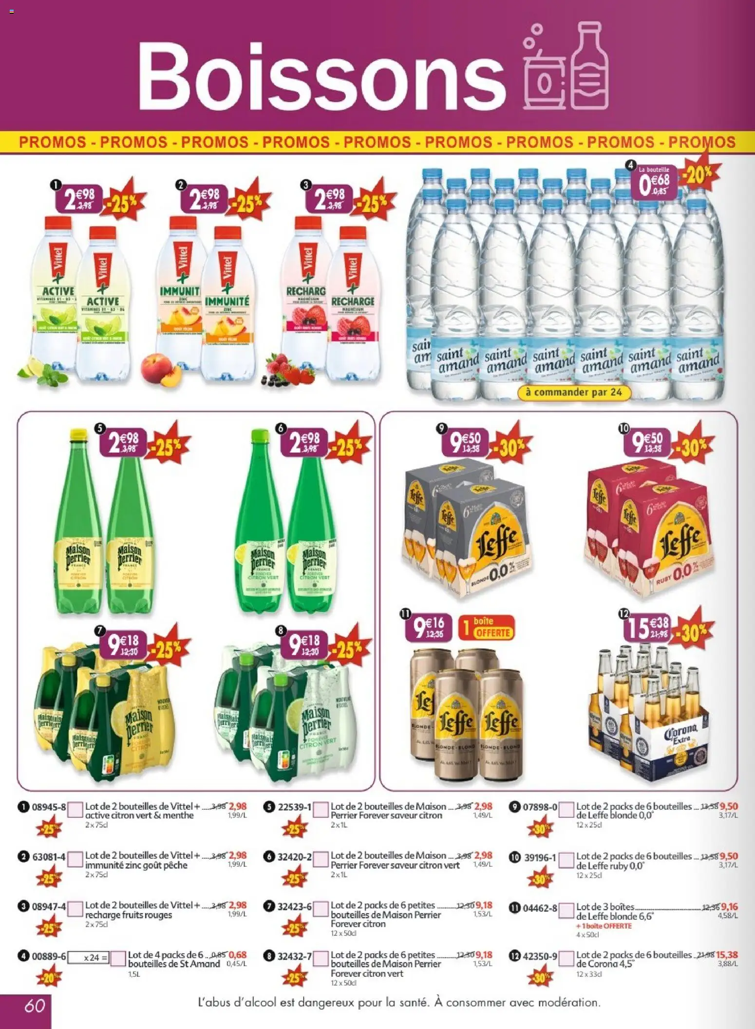 {H1} | Page: 60 | Produits: Citron, Citron vert, Menthe, Pêche