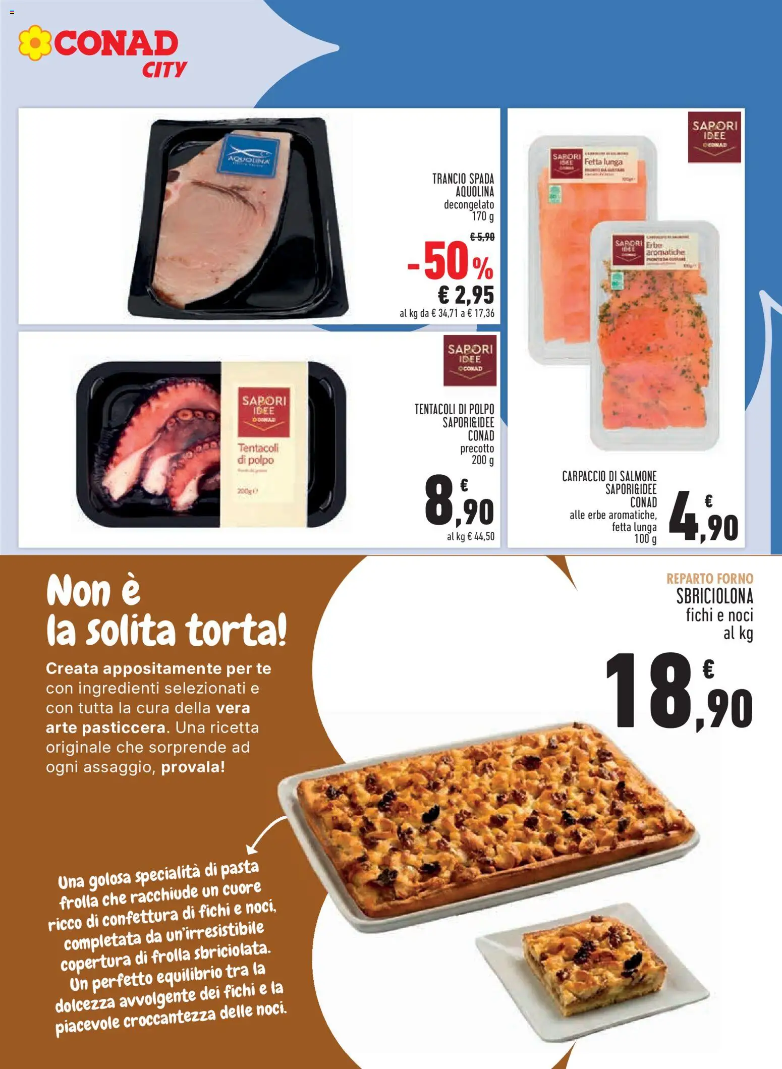 Volantino Conad del 09/09/2026 | Pagina: 7 | Prodotti: Tè, Fichi, Pasta, Pasta frolla