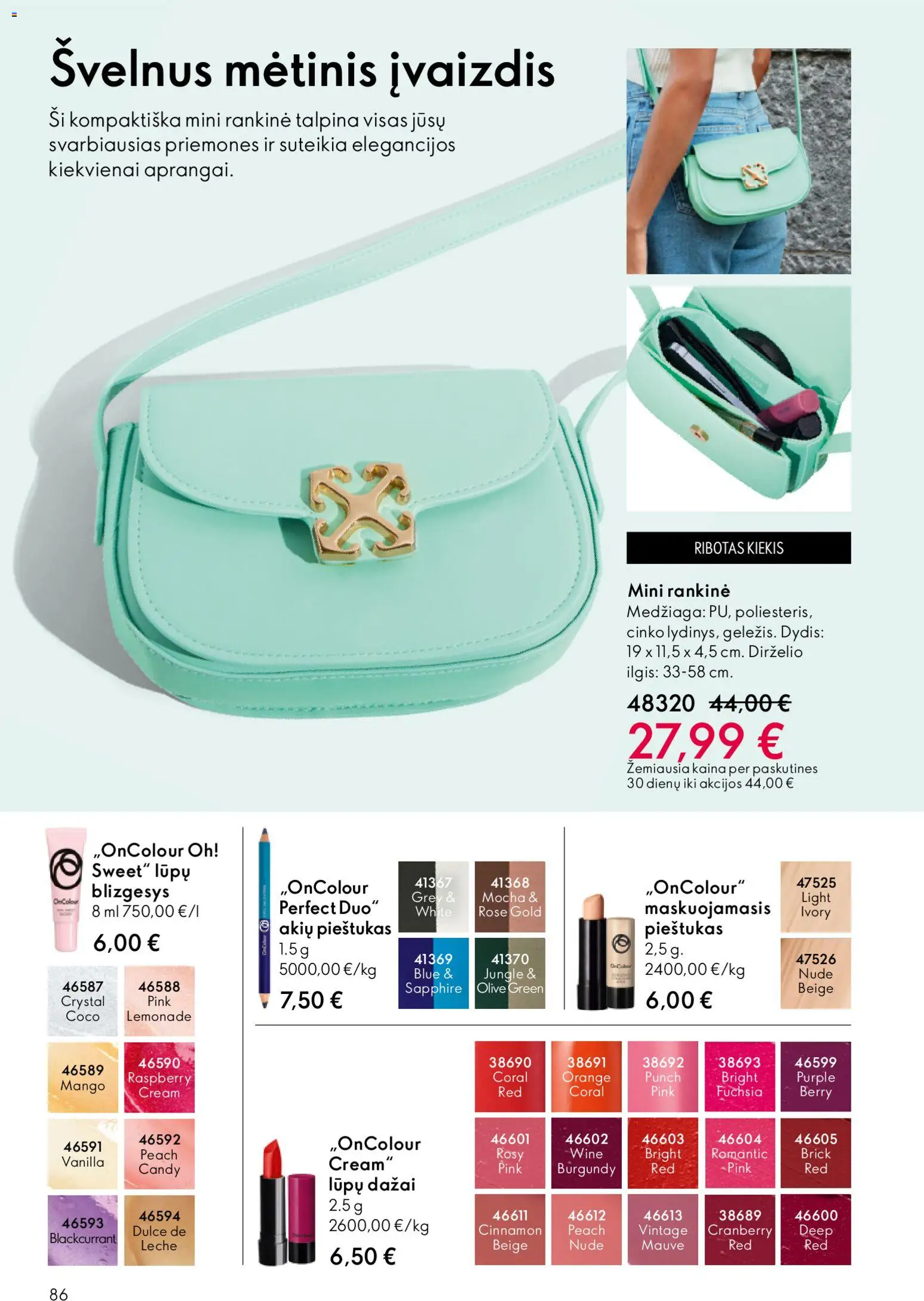 Oriflame akcijos nuo 03.06.2026 | Puslapis: 86 | Prekių: Rankinė