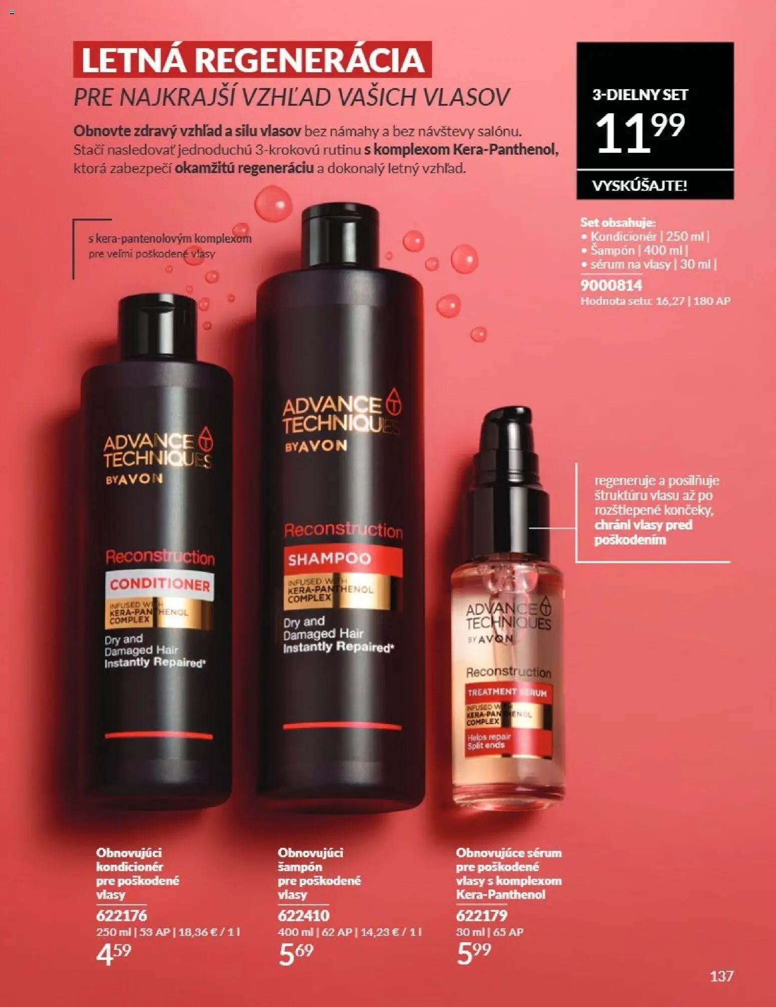 Nové Avon akcie – leták je platný od 01.07.2026 | Strana: 136 | Produkty: Šampón, Kondicionér