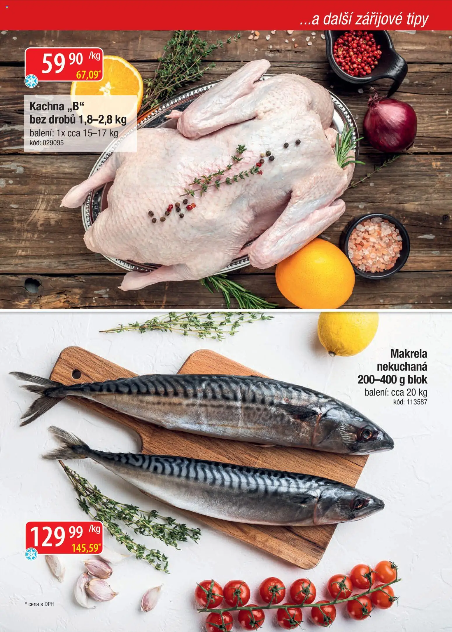 Astur & Qanto leták - Velkoobchod fresh 09/2026 od 01.09.2026 | Strana: 33 | Produkty: Blok, Makrela, Kachna