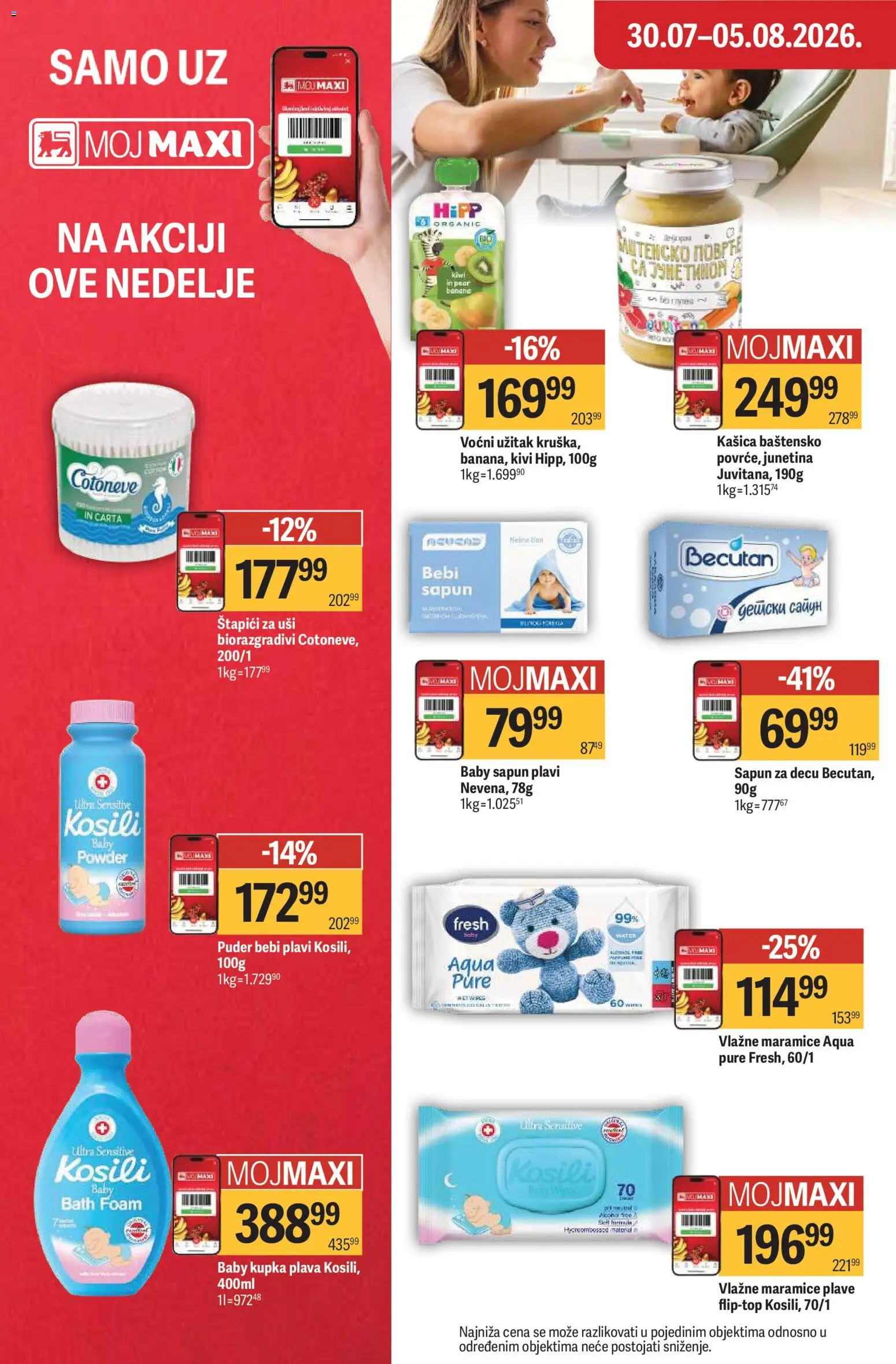 Maxi katalog - važi od 30.07.2026 | Strana: 30 | Proizvode: Kivi, Puder, Sapun, Vlažne maramice