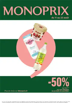 Monoprix - Prévisualisation de Monoprix catalogue valide à partir de 11/08/2026