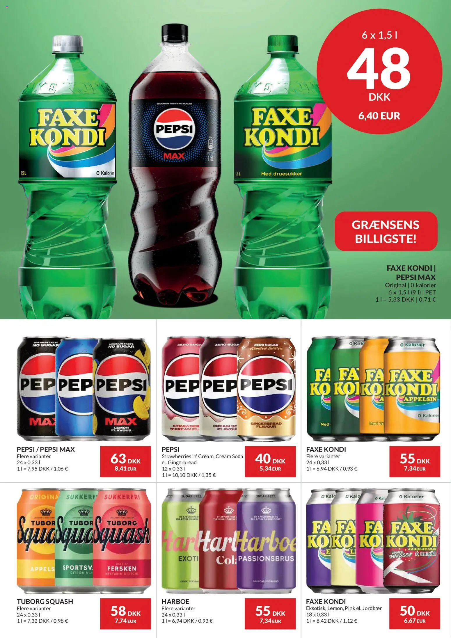 Nielsen Discount tilbudsavis – gyldig fra 01/10/2026 | Side: 36 | Produkter: Jordbær, Pepsi, Pepsi Max, Tuborg Squash