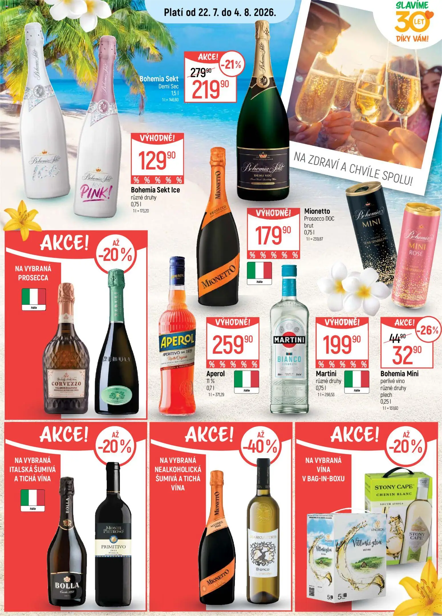 Globus leták od 22.07.2026 | Strana: 16 | Produkty: Prosecco, Sekt, Bohemia Sekt Ice, Prosecco DOC