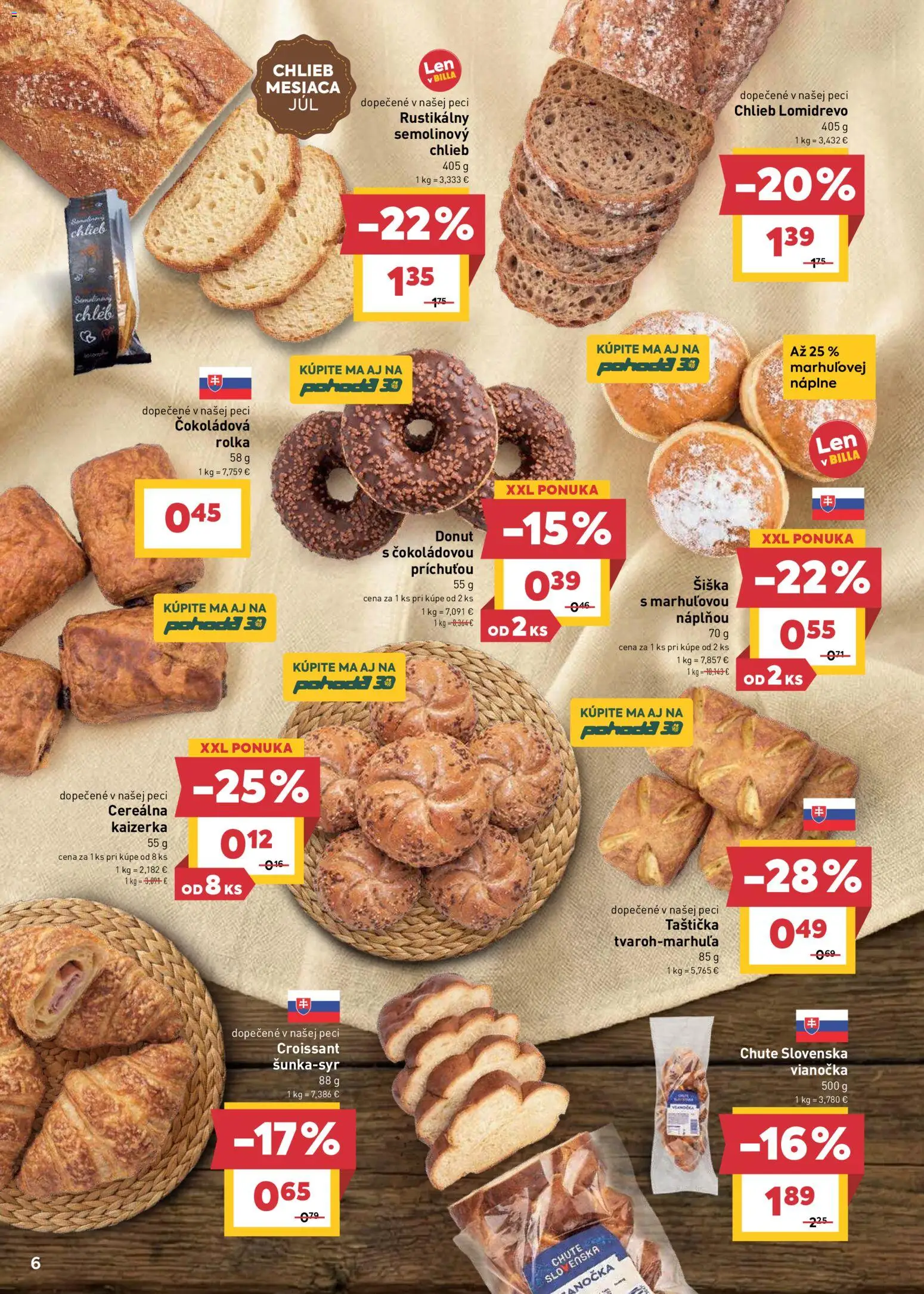 Nové Billa akcie – leták je platný od 01.07.2026 | Strana: 6