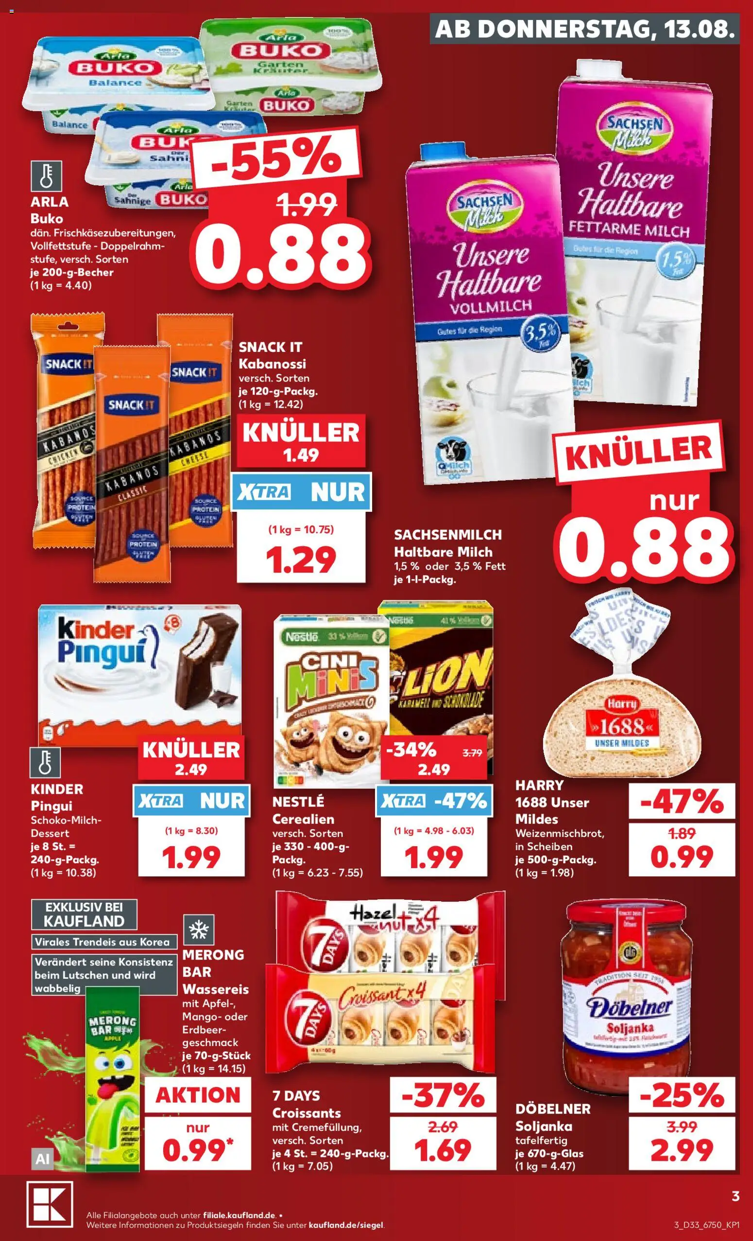 Kaufland Německo leták od 13.08.2026 | Strana: 3