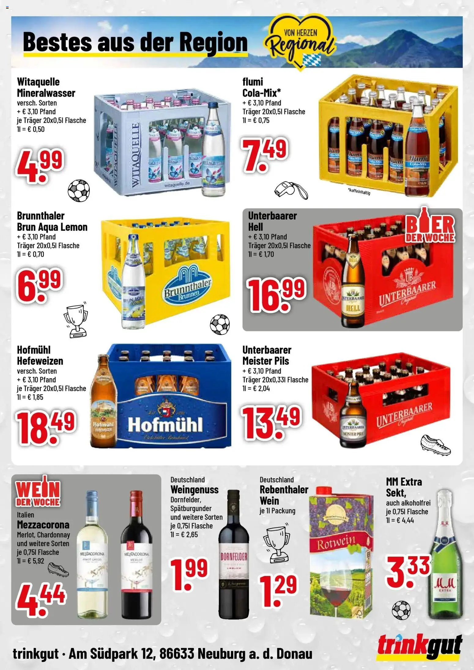 Trinkgut - trinkgut: Wochenangebote – gültig ab 28.06.2026 | Seite: 4 | Produkte: Bier, Rotwein, Mineralwasser, Wein