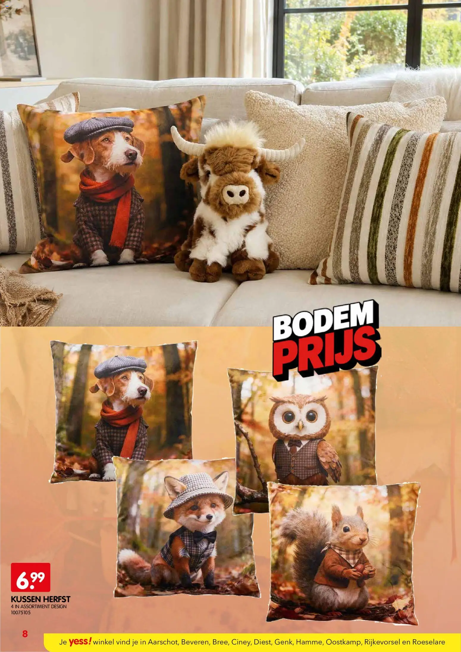 {H1} | Pagina: 8 | Producten: Kussen