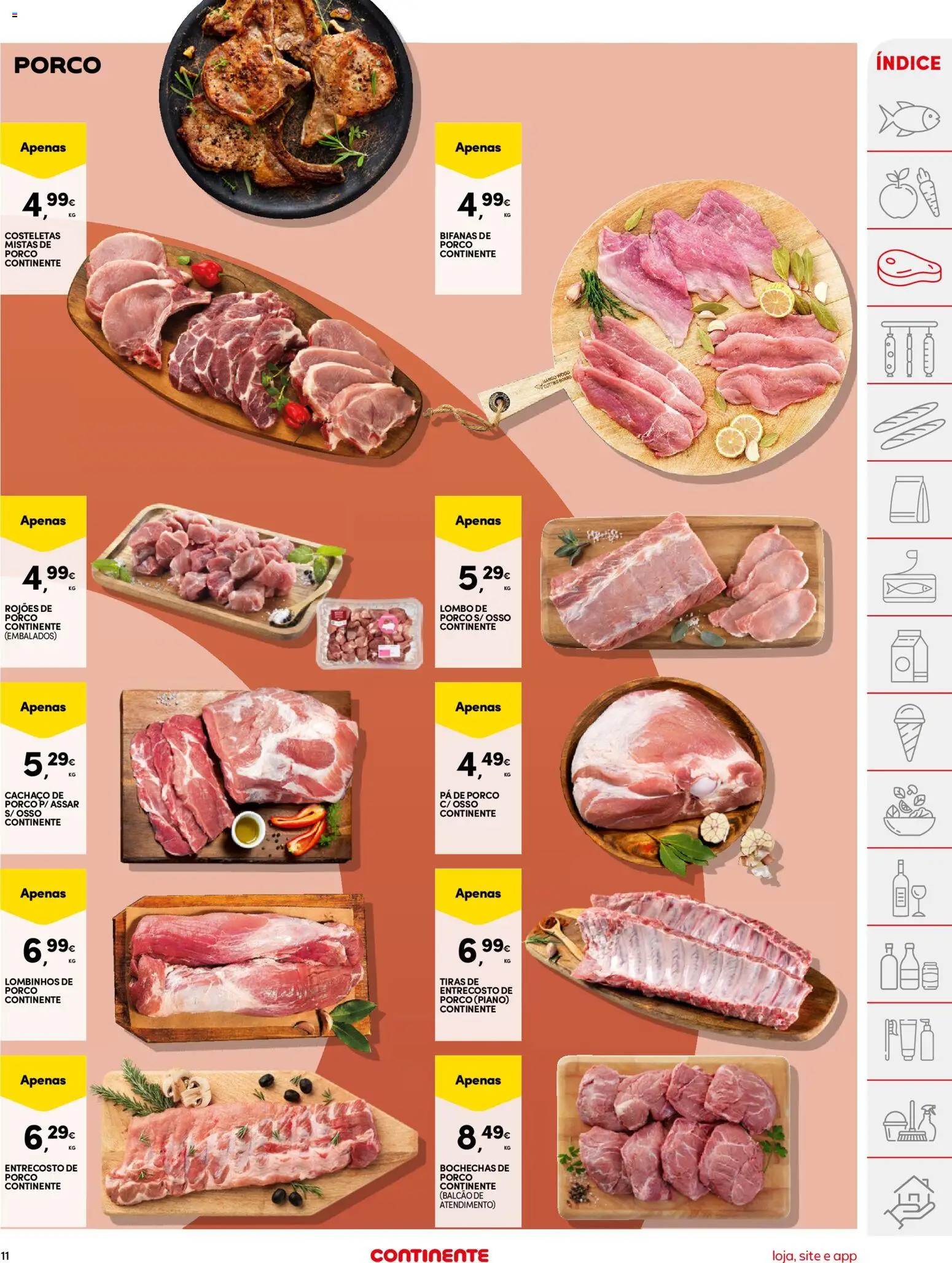Continente folheto │ válido de 19.05.2026 | Página: 11 | Produtos: Boné, Lombo, Pá