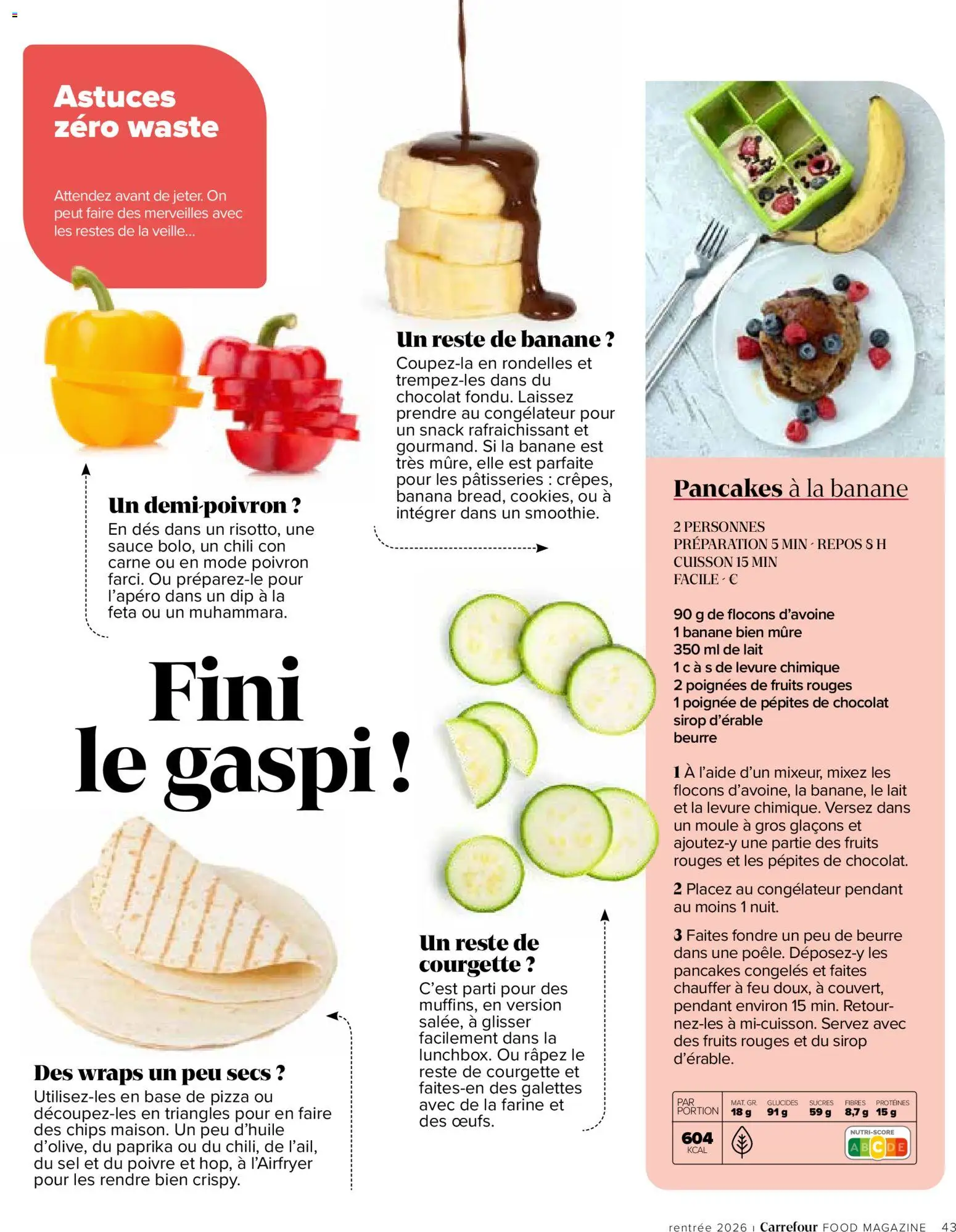 {H1} | Pagina: 43 | Producten: Chips, Dip, La, Courgette